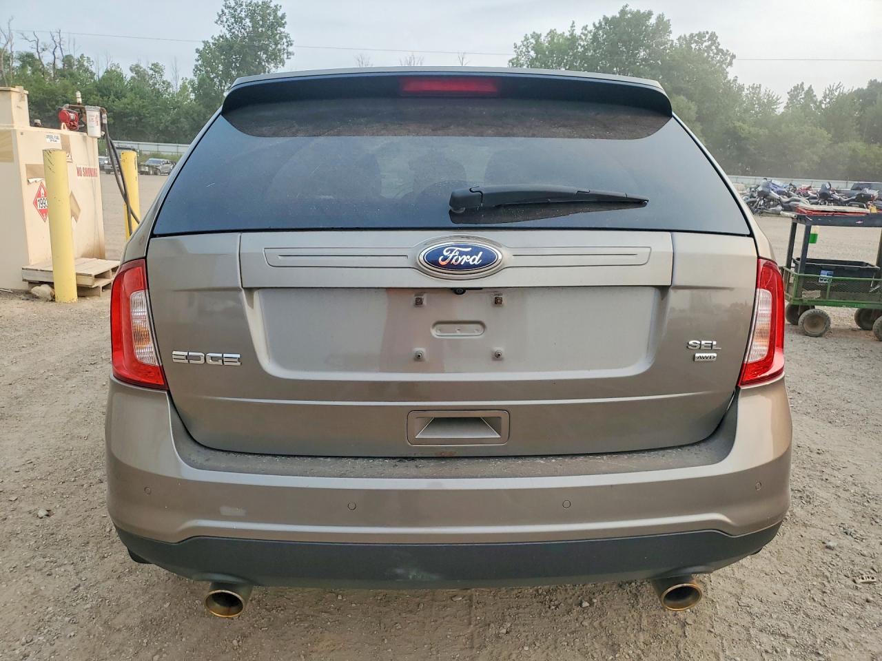 2013 Ford Edge Sel Gray vin: 2FMDK4JCXDBC80991