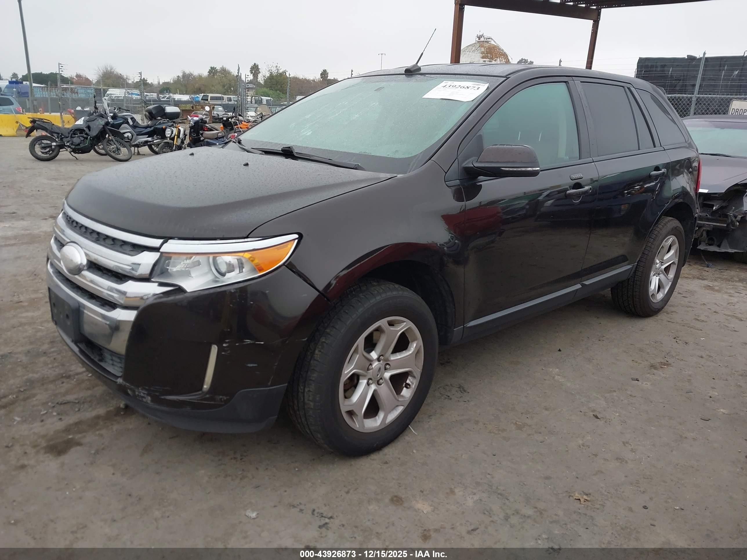 2013 Ford Edge Sel Brown vin: 2FMDK4JCXDBE22417