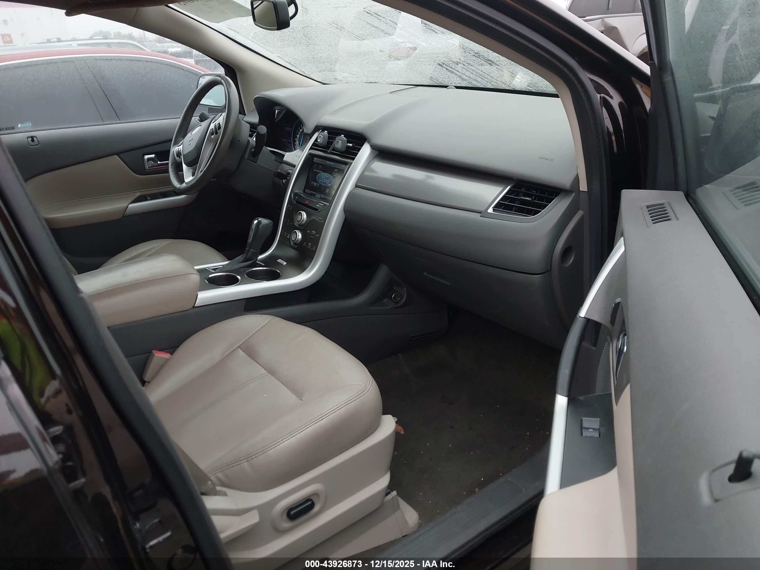 2013 Ford Edge Sel Brown vin: 2FMDK4JCXDBE22417