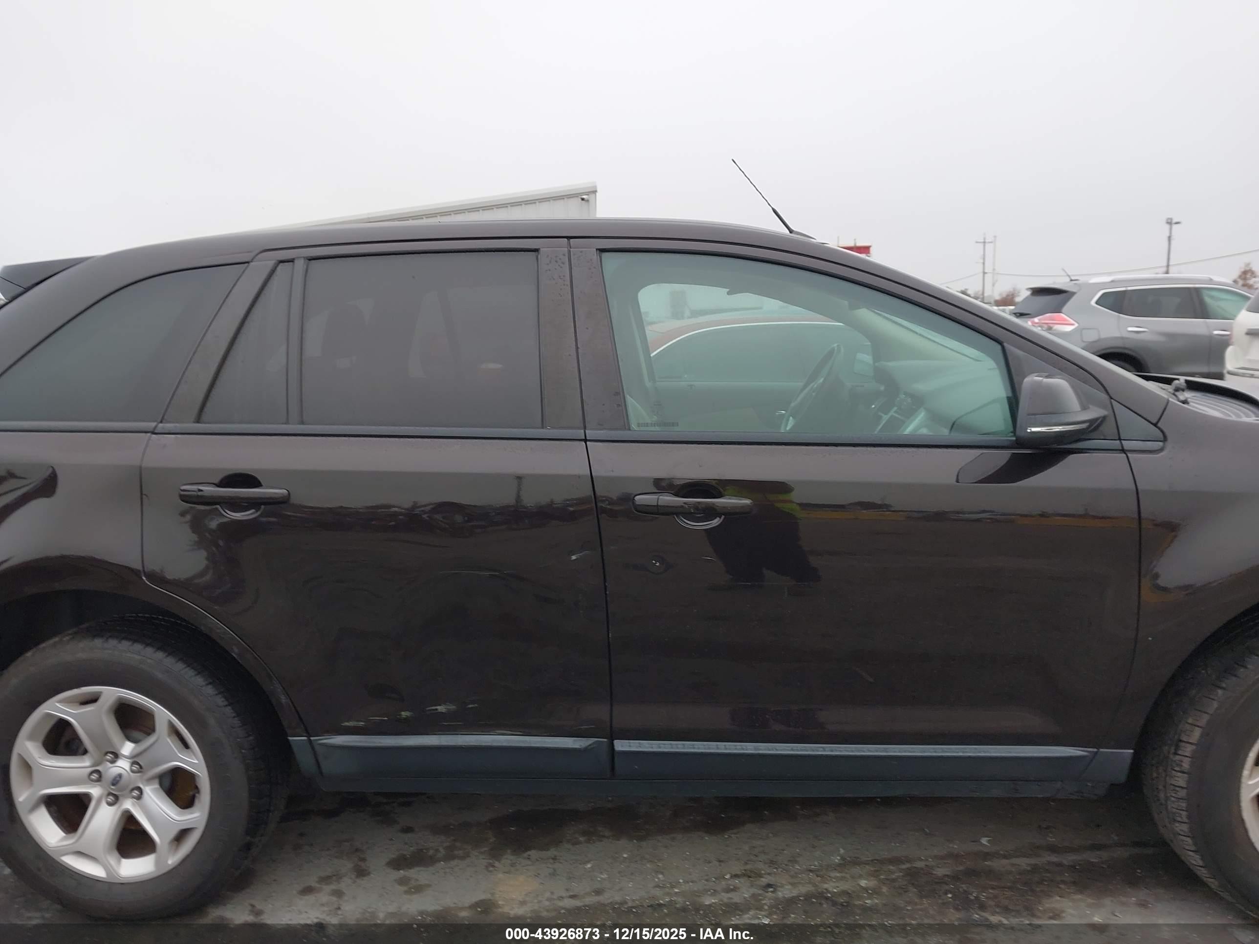 2013 Ford Edge Sel Brown vin: 2FMDK4JCXDBE22417