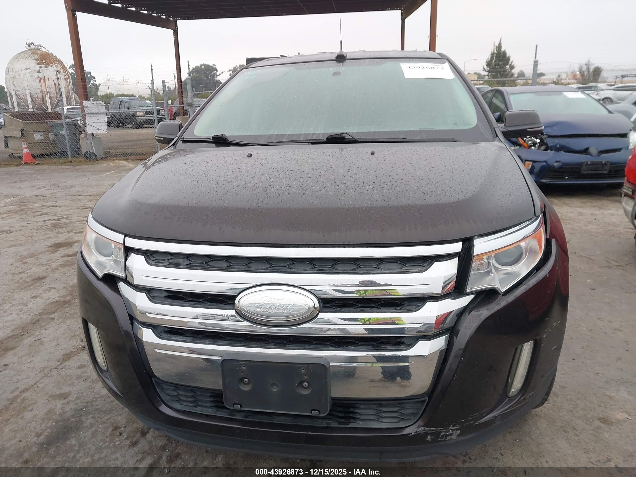 2013 Ford Edge Sel Brown vin: 2FMDK4JCXDBE22417