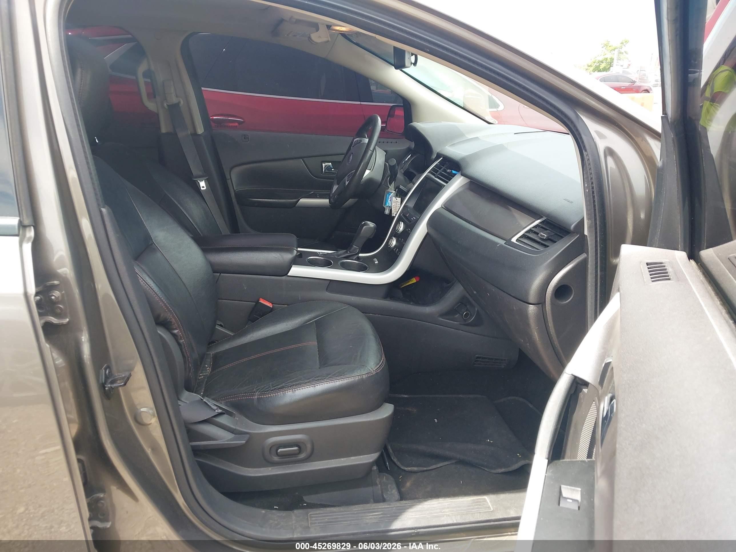 2014 Ford Edge Sel Gray vin: 2FMDK4JCXEBA28837