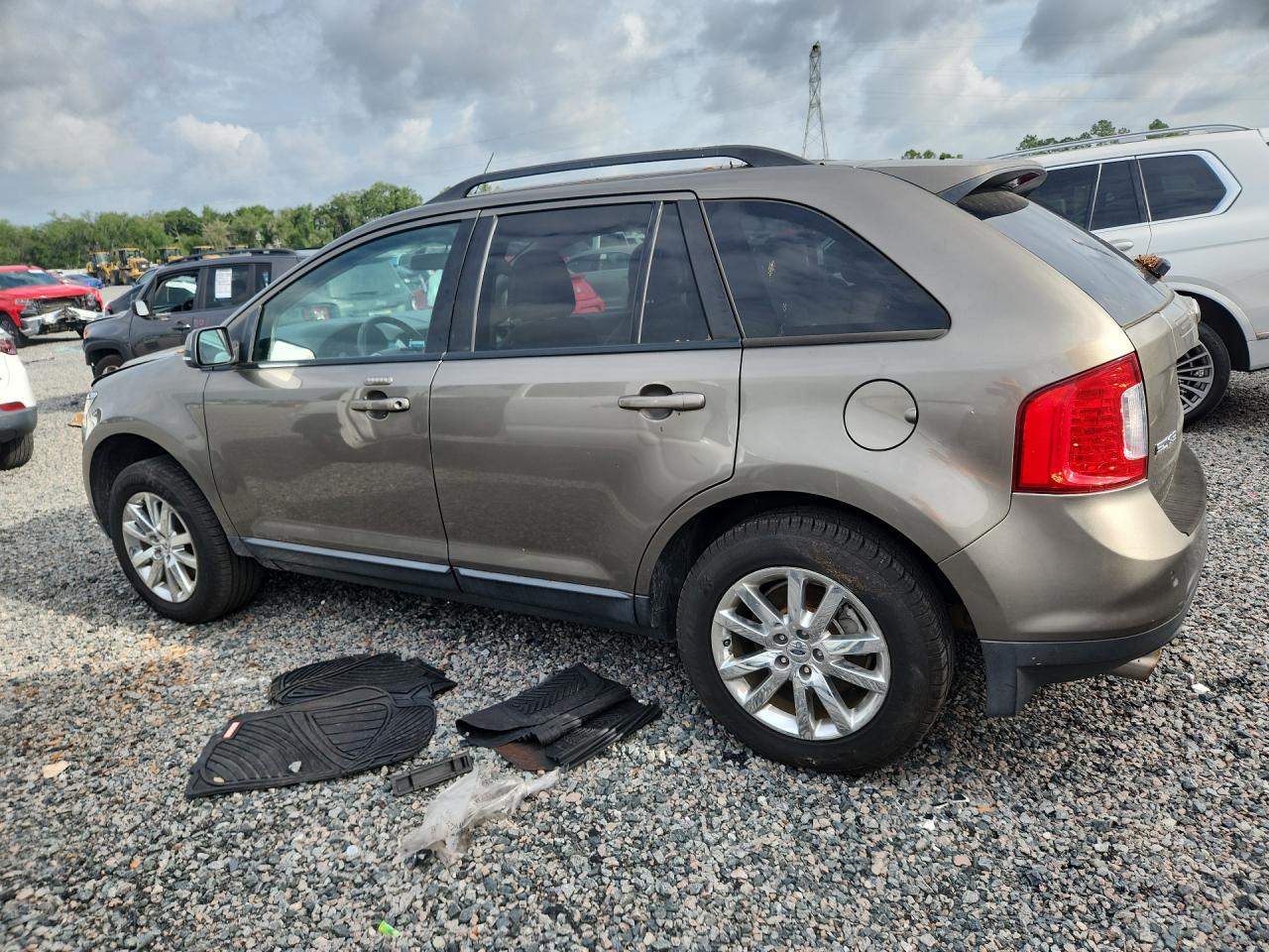 2014 Ford Edge Sel Gray vin: 2FMDK4JCXEBA32368