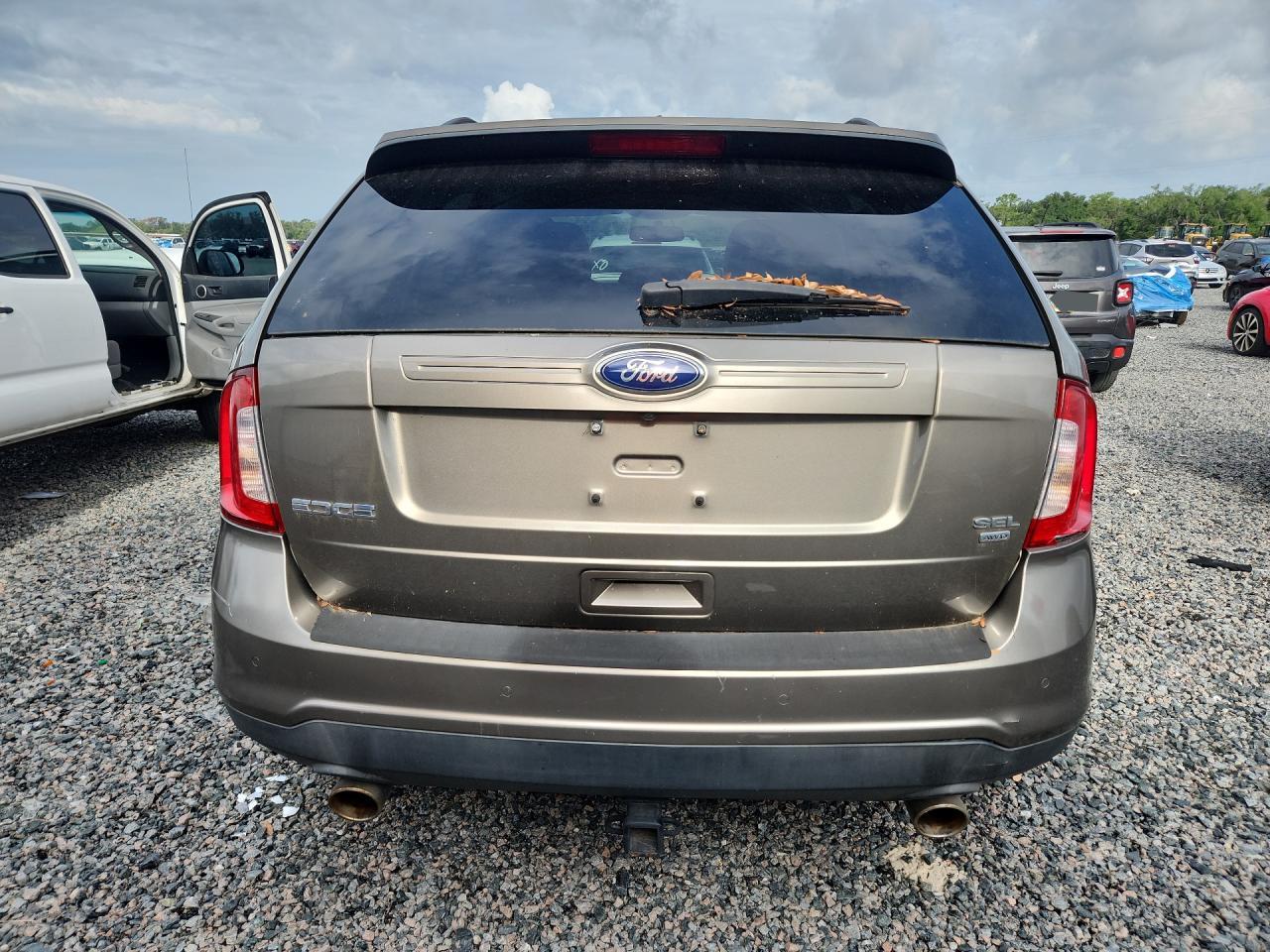 2014 Ford Edge Sel Gray vin: 2FMDK4JCXEBA32368