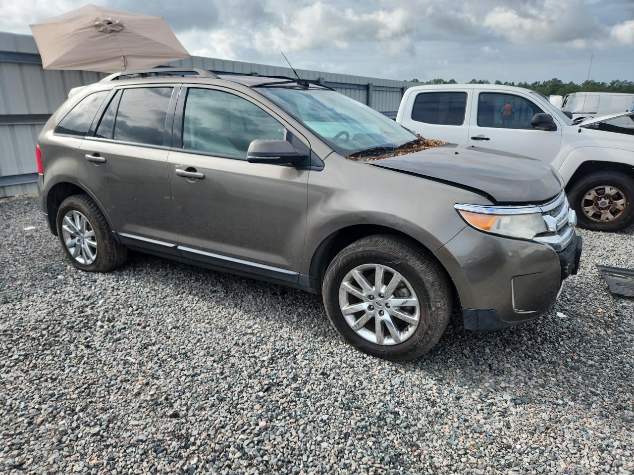 2014 Ford Edge Sel Gray vin: 2FMDK4JCXEBA32368