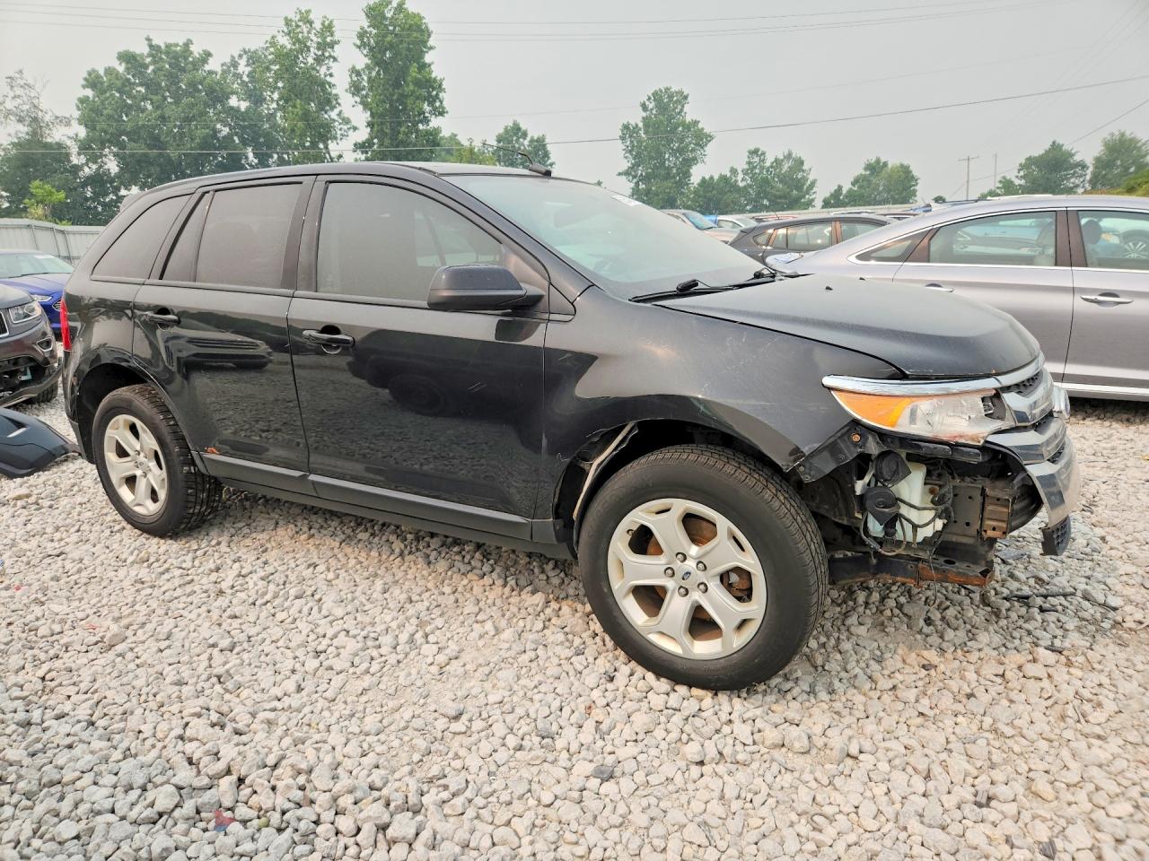 2014 Ford Edge Sel Black vin: 2FMDK4JCXEBA51860