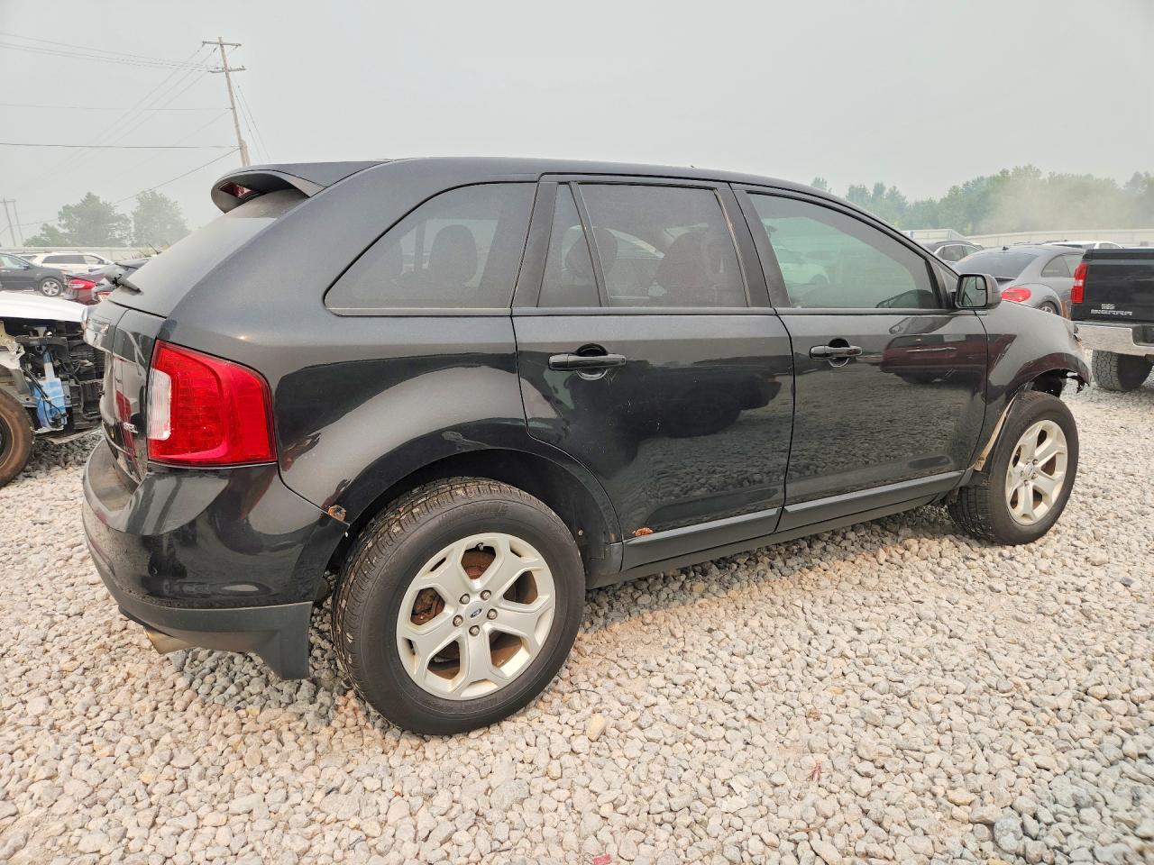 2014 Ford Edge Sel Black vin: 2FMDK4JCXEBA51860