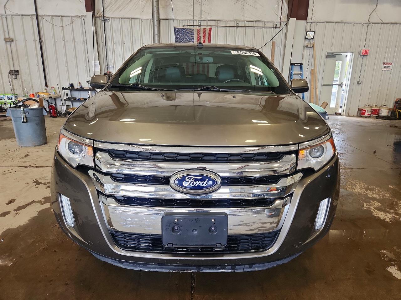 2014 Ford Edge Sel Желто-коричневый vin: 2FMDK4JCXEBA91792