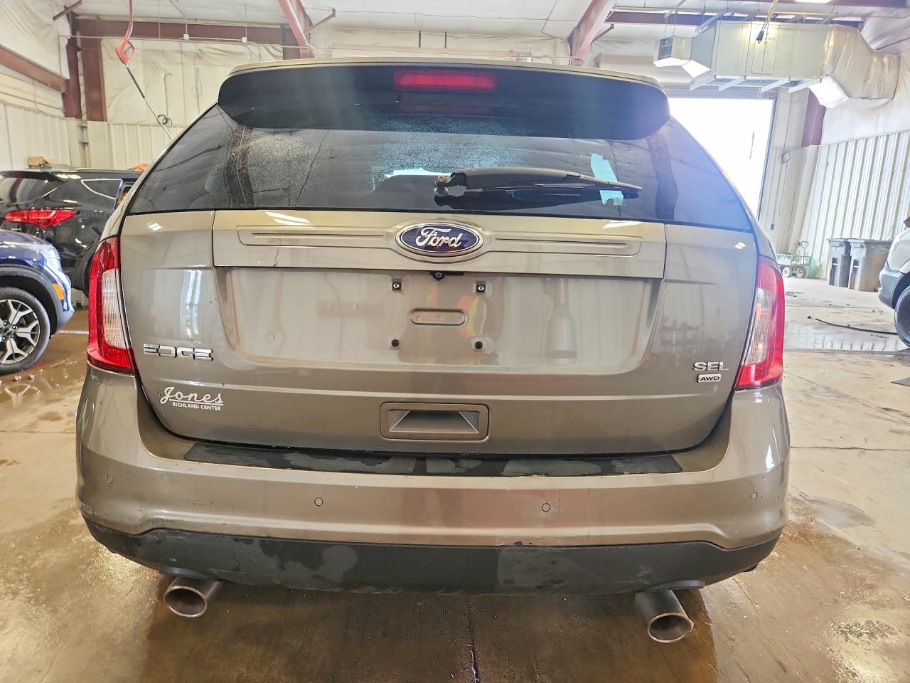 2014 Ford Edge Sel Желто-коричневый vin: 2FMDK4JCXEBA91792