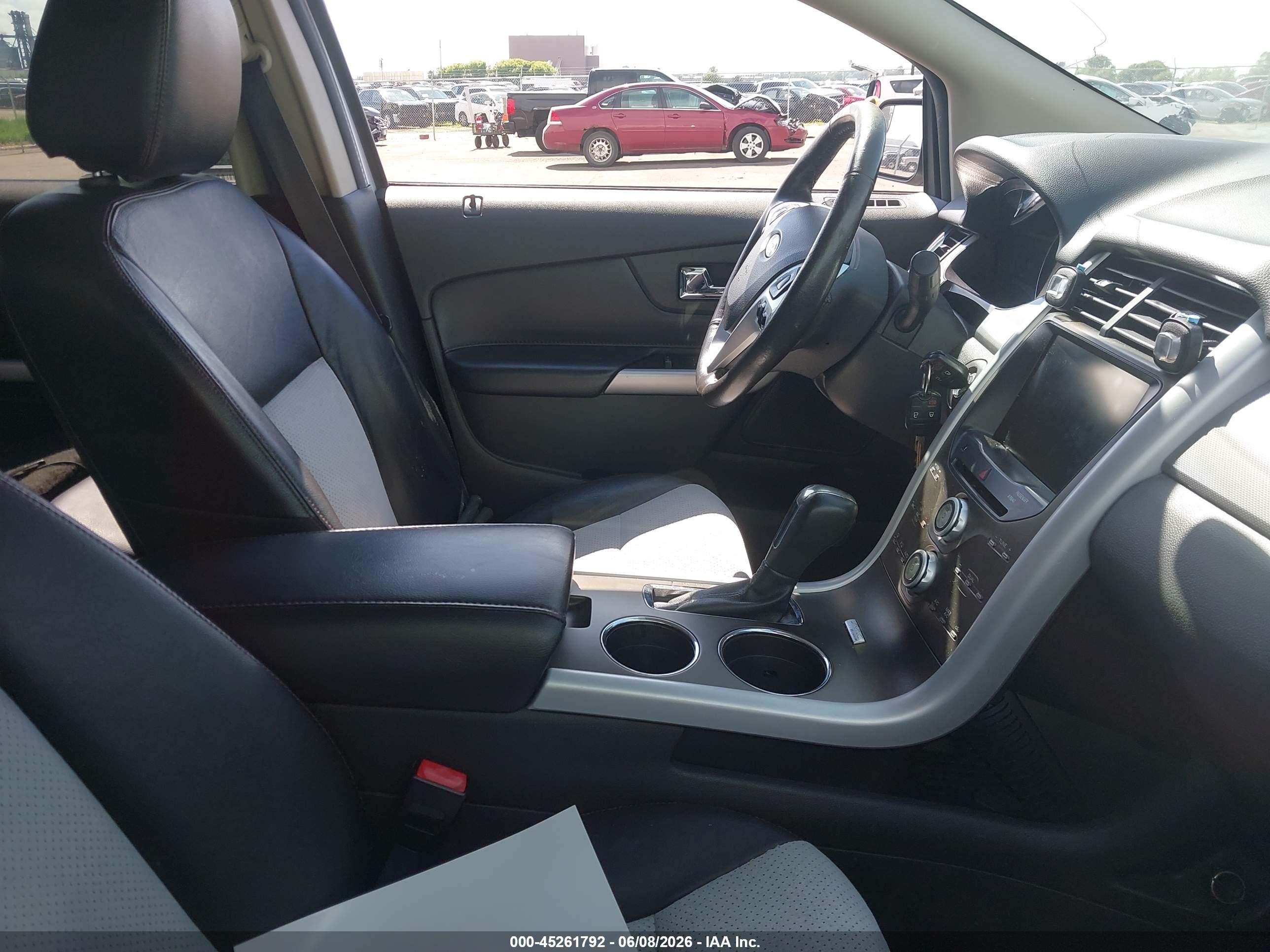 2014 Ford Edge Sel Silver vin: 2FMDK4JCXEBA96605