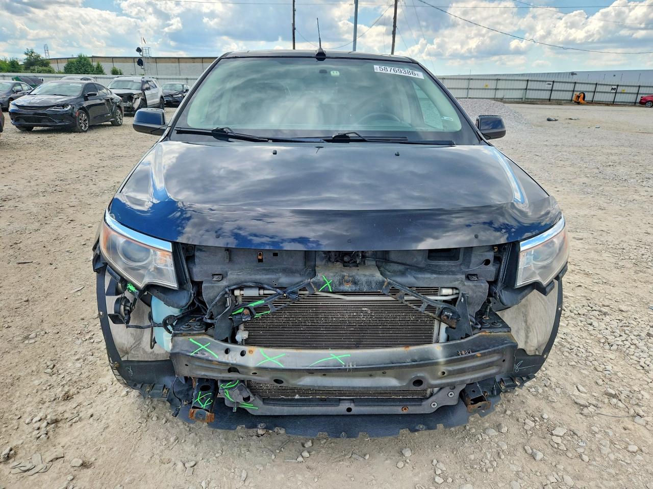 2014 Ford Edge Sel Black vin: 2FMDK4JCXEBB14505