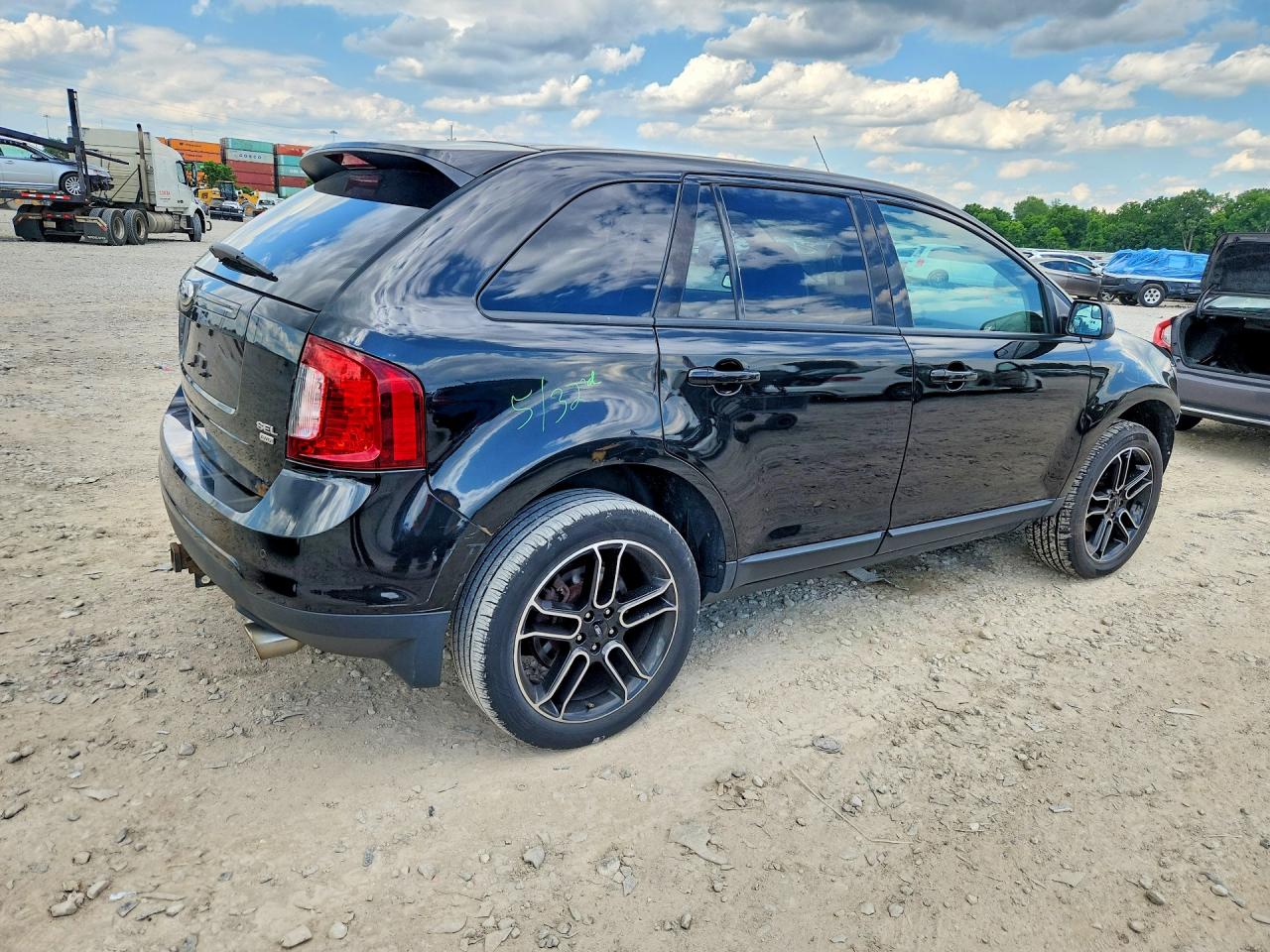 2014 Ford Edge Sel Black vin: 2FMDK4JCXEBB14505