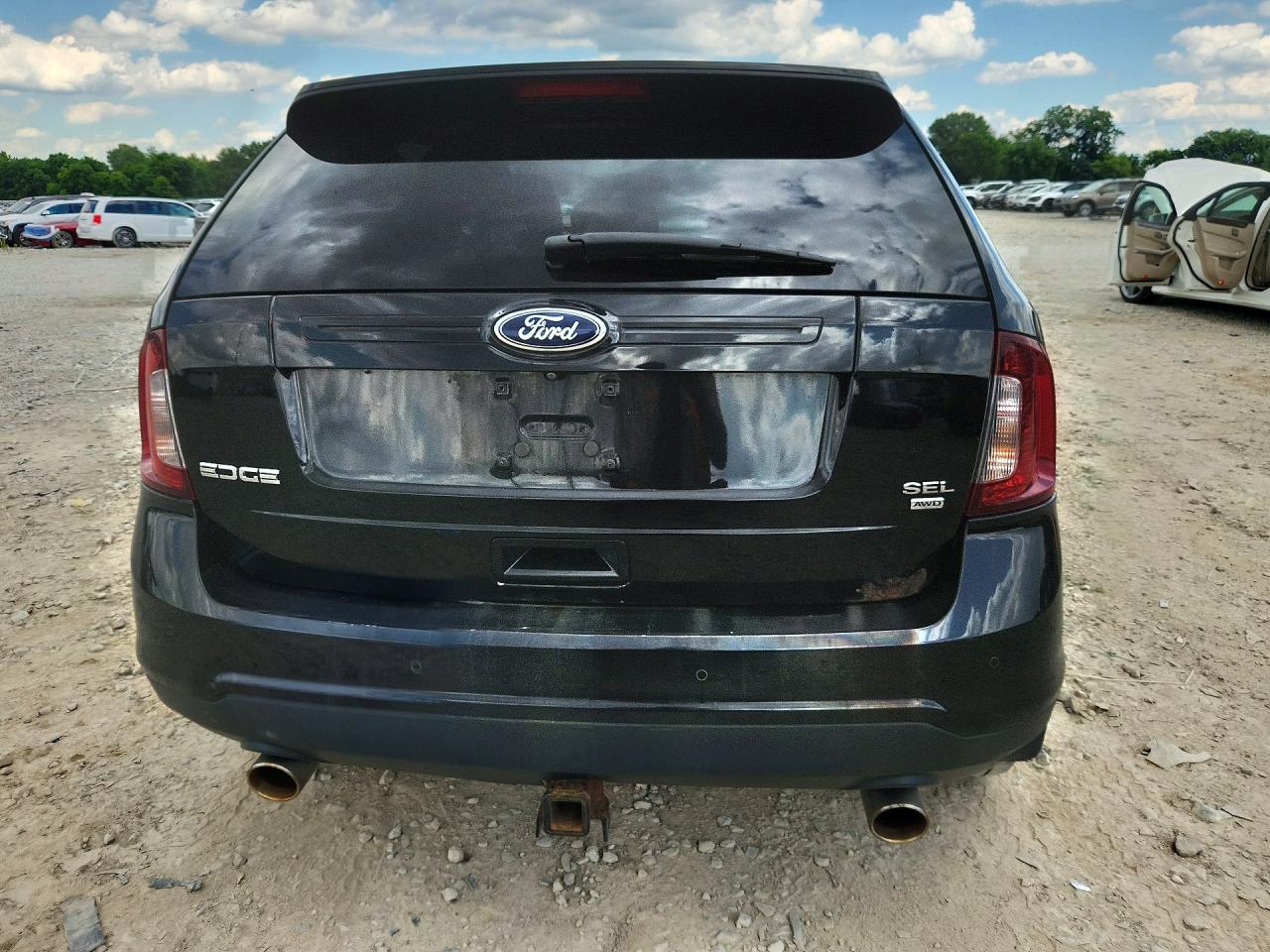 2014 Ford Edge Sel Black vin: 2FMDK4JCXEBB14505