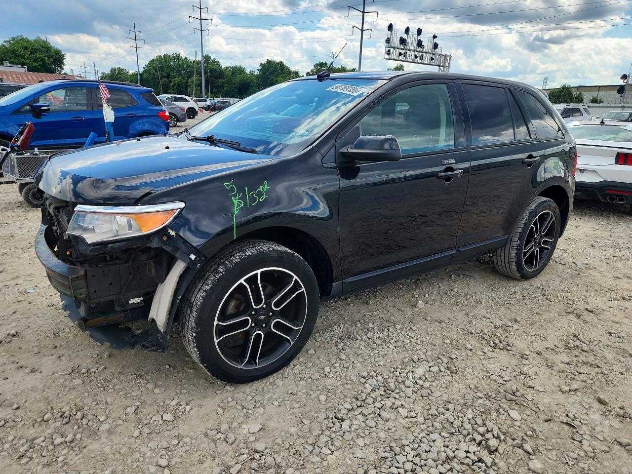 2014 Ford Edge Sel Black vin: 2FMDK4JCXEBB14505