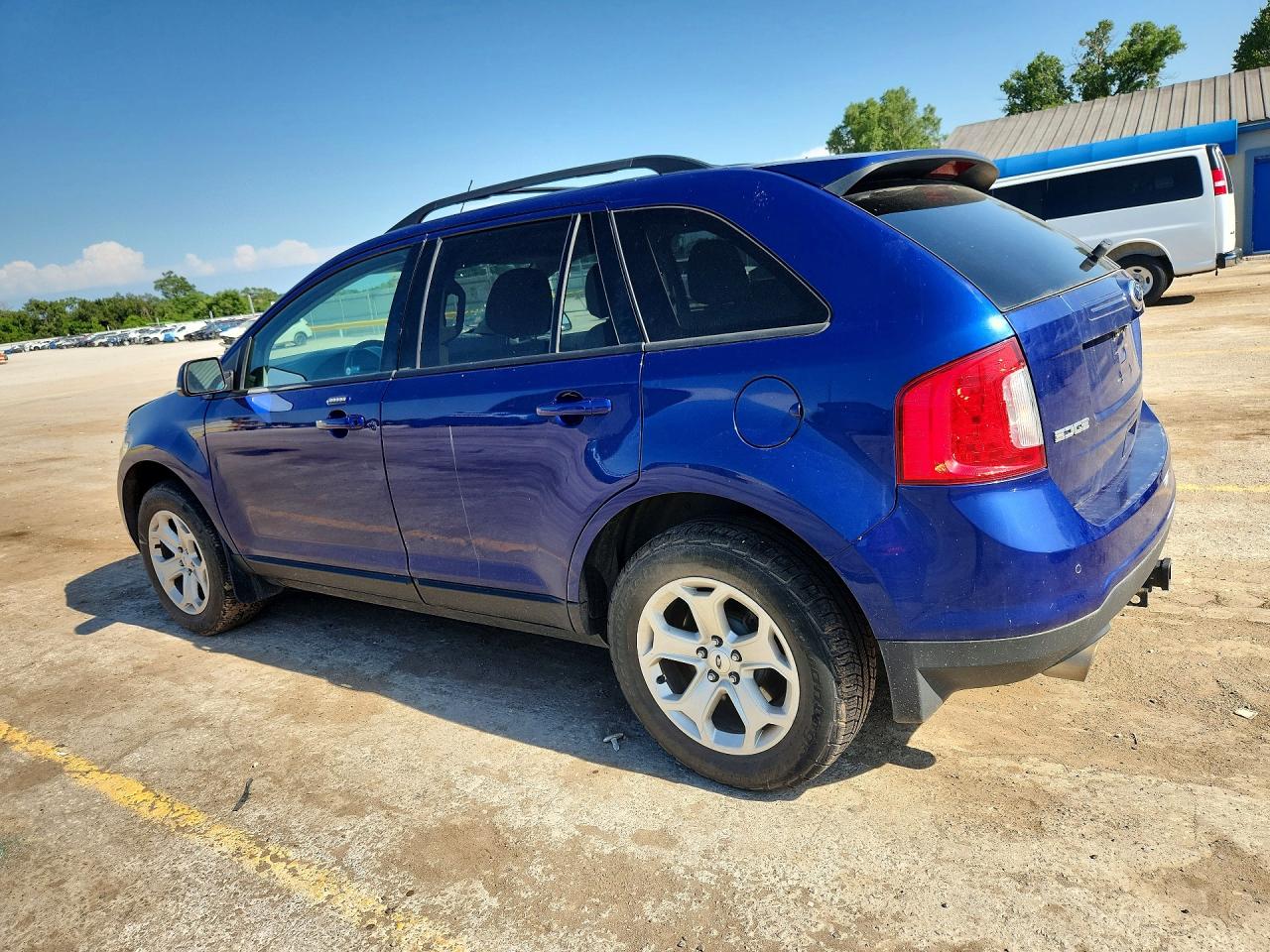 2014 Ford Edge Sel Blue vin: 2FMDK4JCXEBB20465