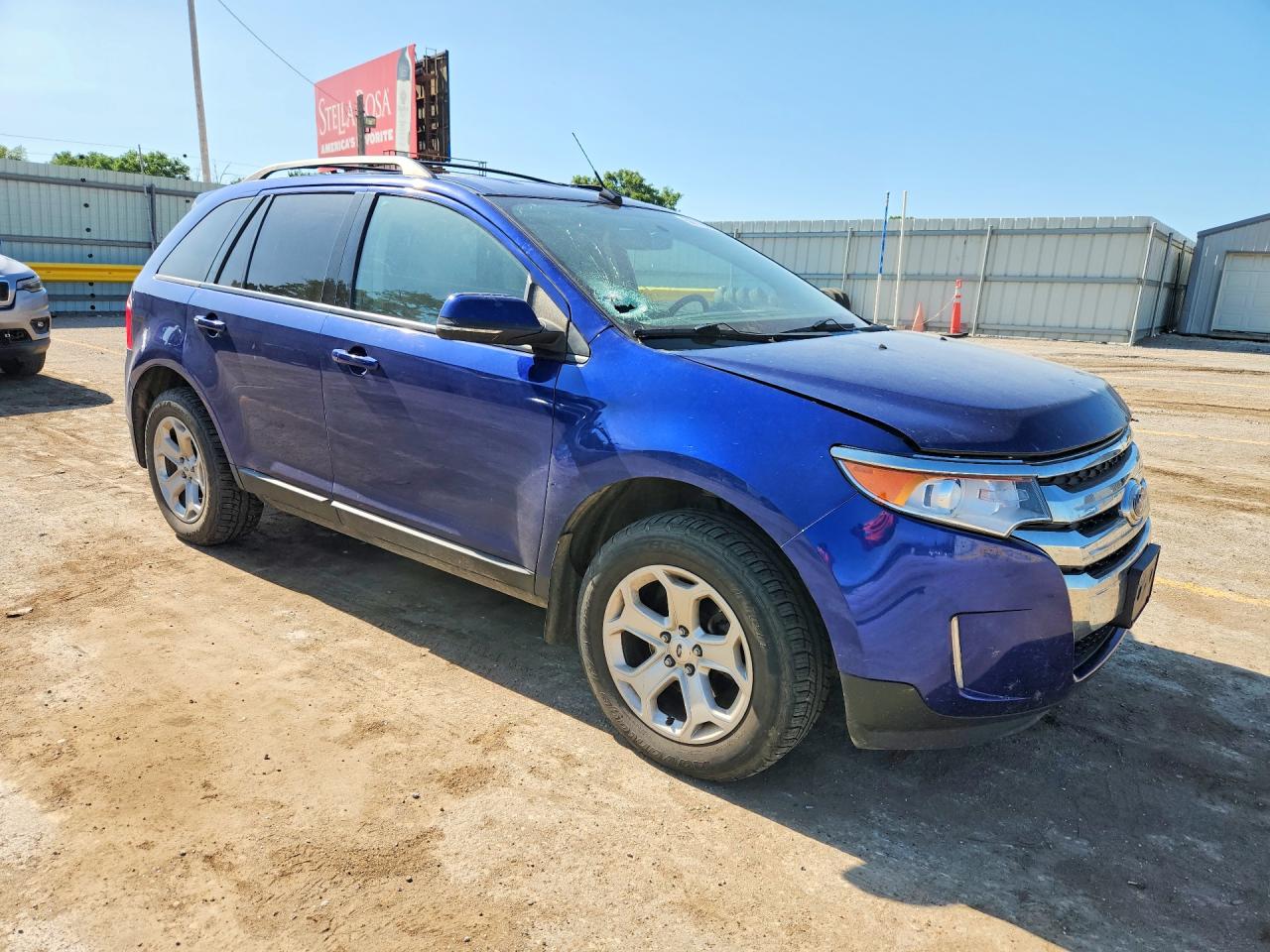 2014 Ford Edge Sel Blue vin: 2FMDK4JCXEBB20465
