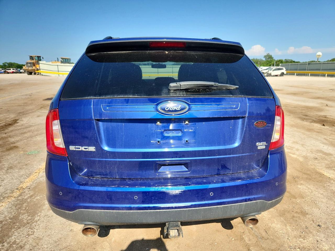2014 Ford Edge Sel Blue vin: 2FMDK4JCXEBB20465