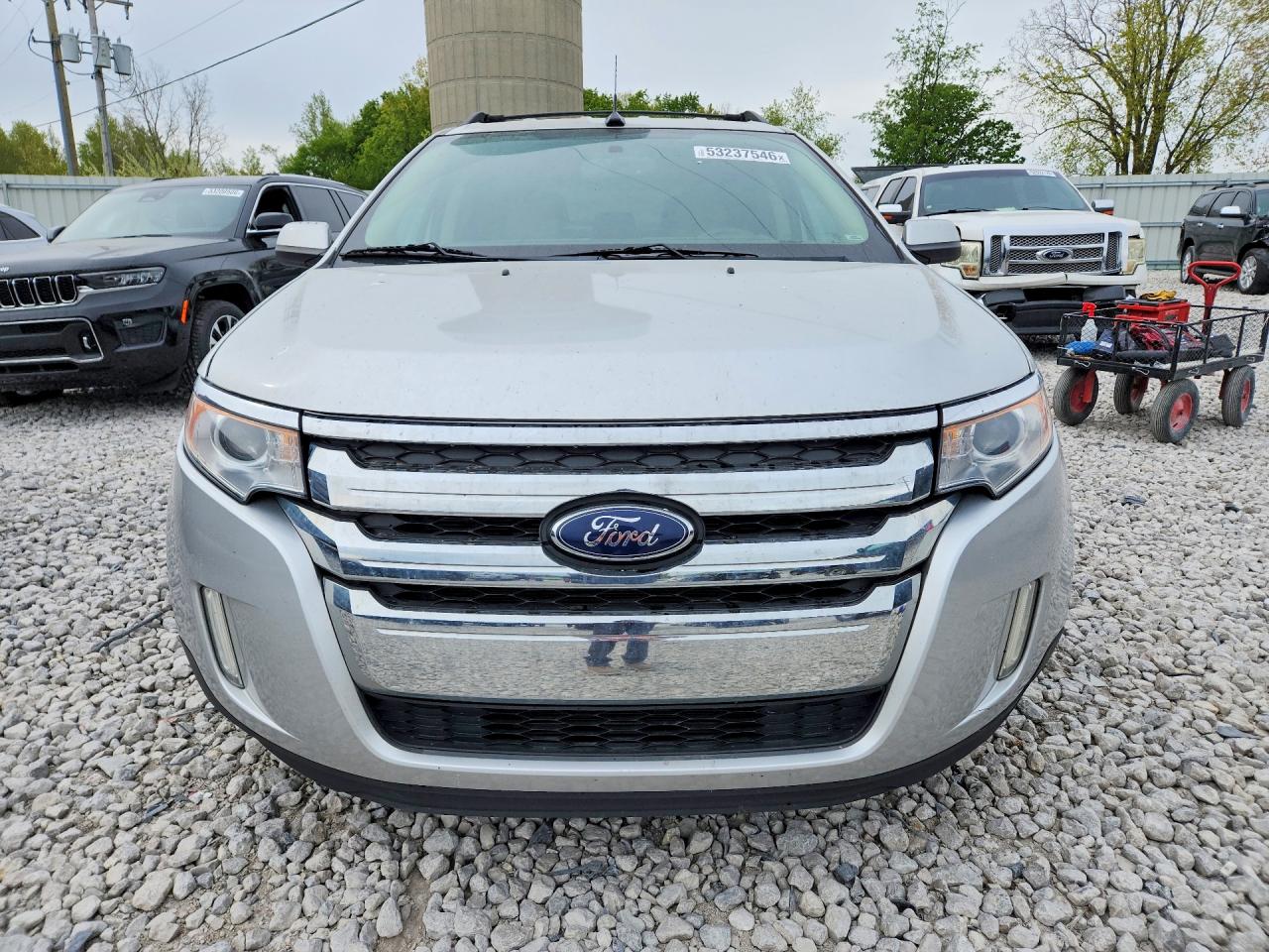 2014 Ford Edge Sel Серебряный vin: 2FMDK4JCXEBB26976
