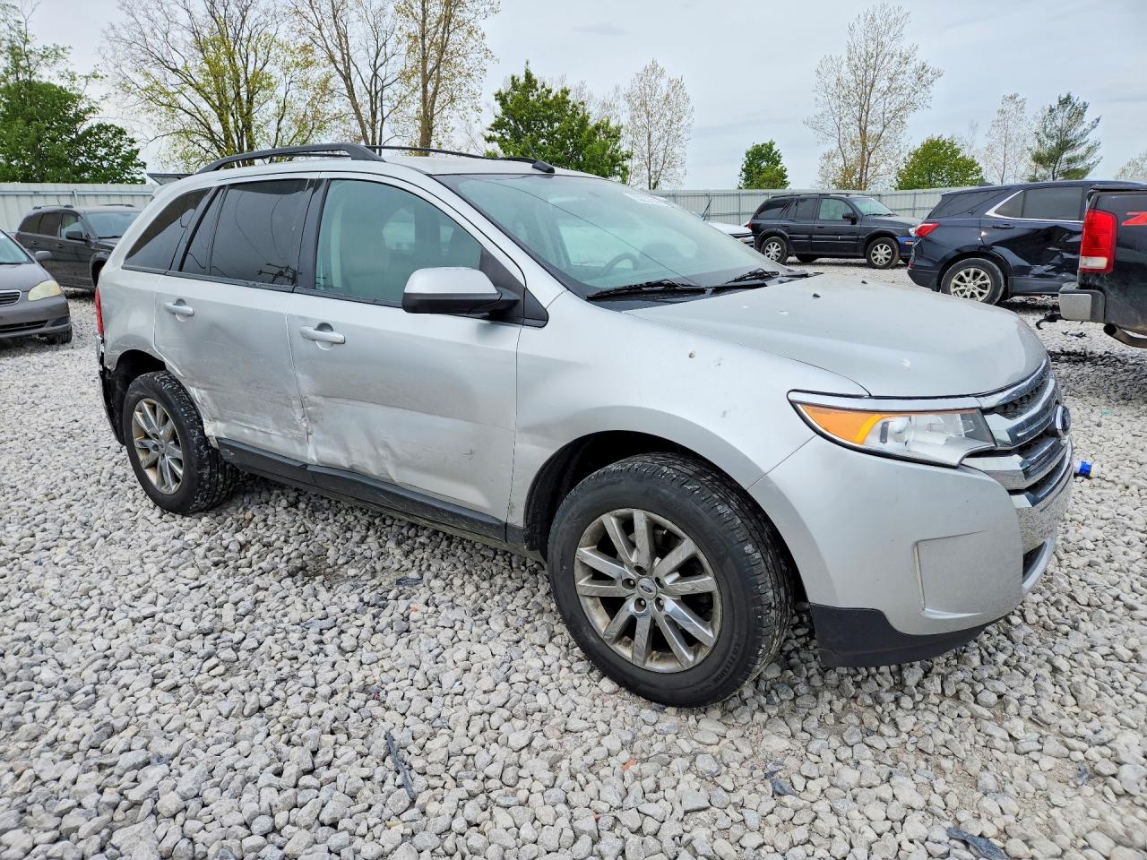 2014 Ford Edge Sel Серебряный vin: 2FMDK4JCXEBB26976