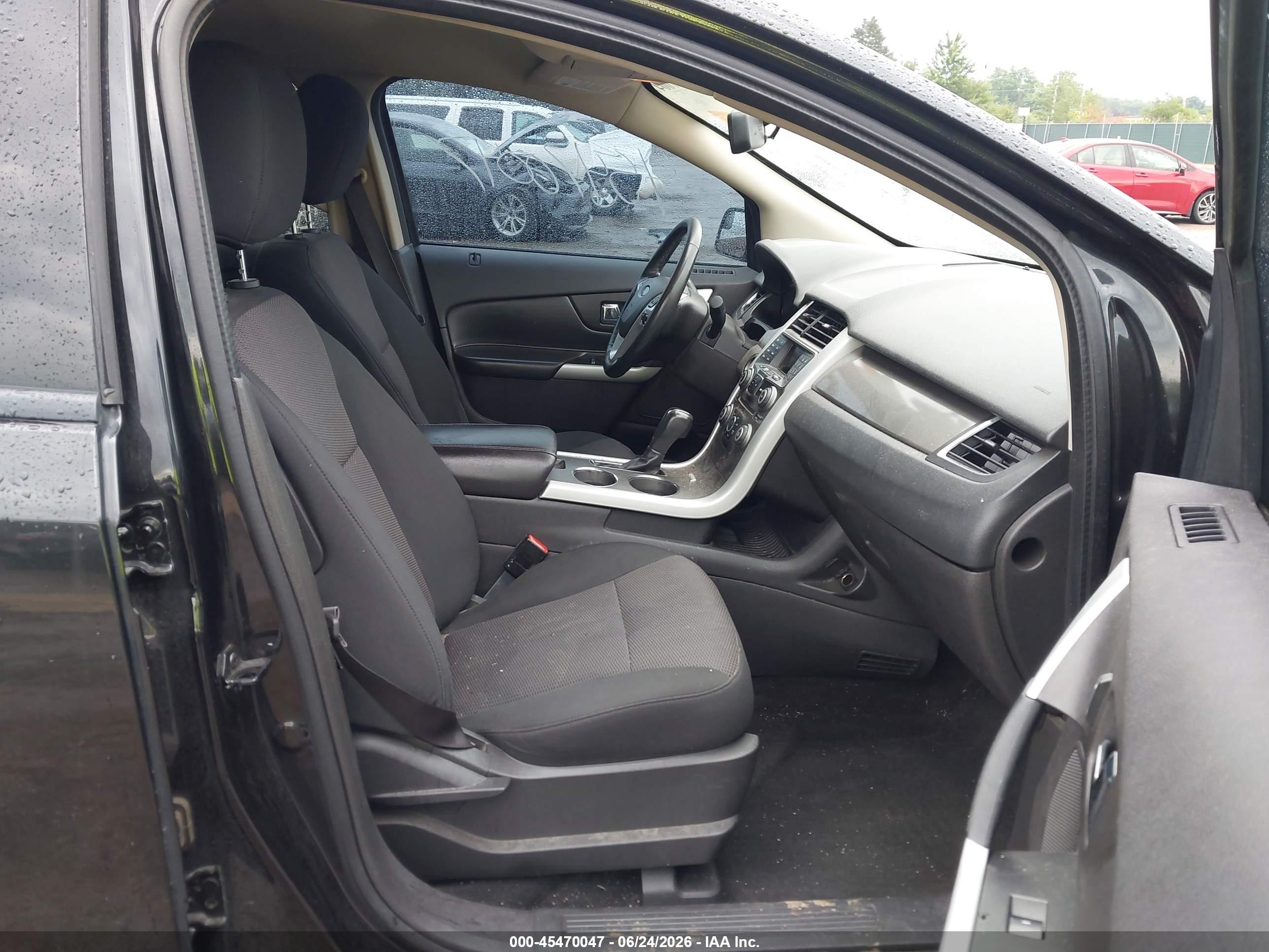 2014 Ford Edge Sel Black vin: 2FMDK4JCXEBB36083