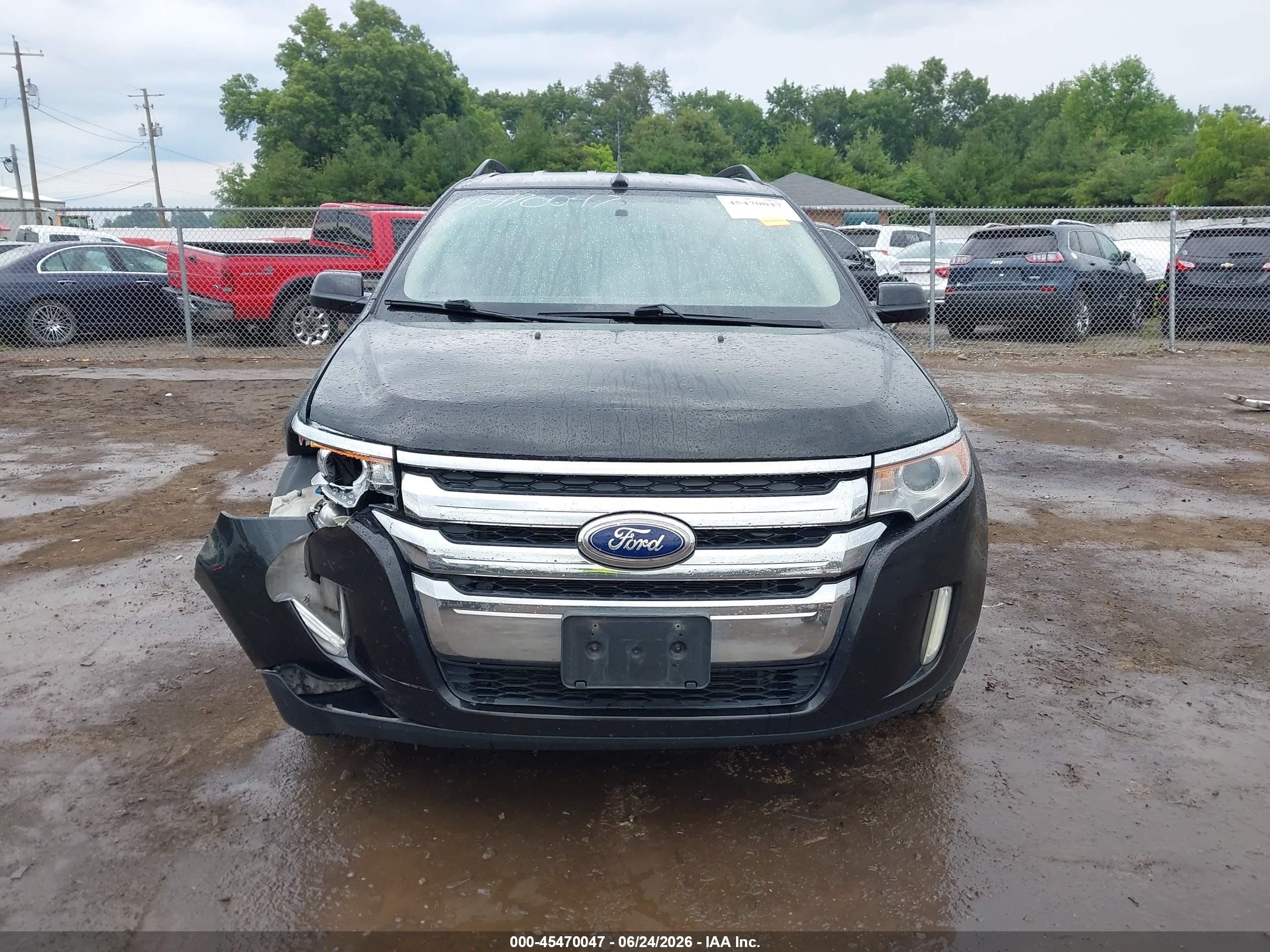 2014 Ford Edge Sel Black vin: 2FMDK4JCXEBB36083