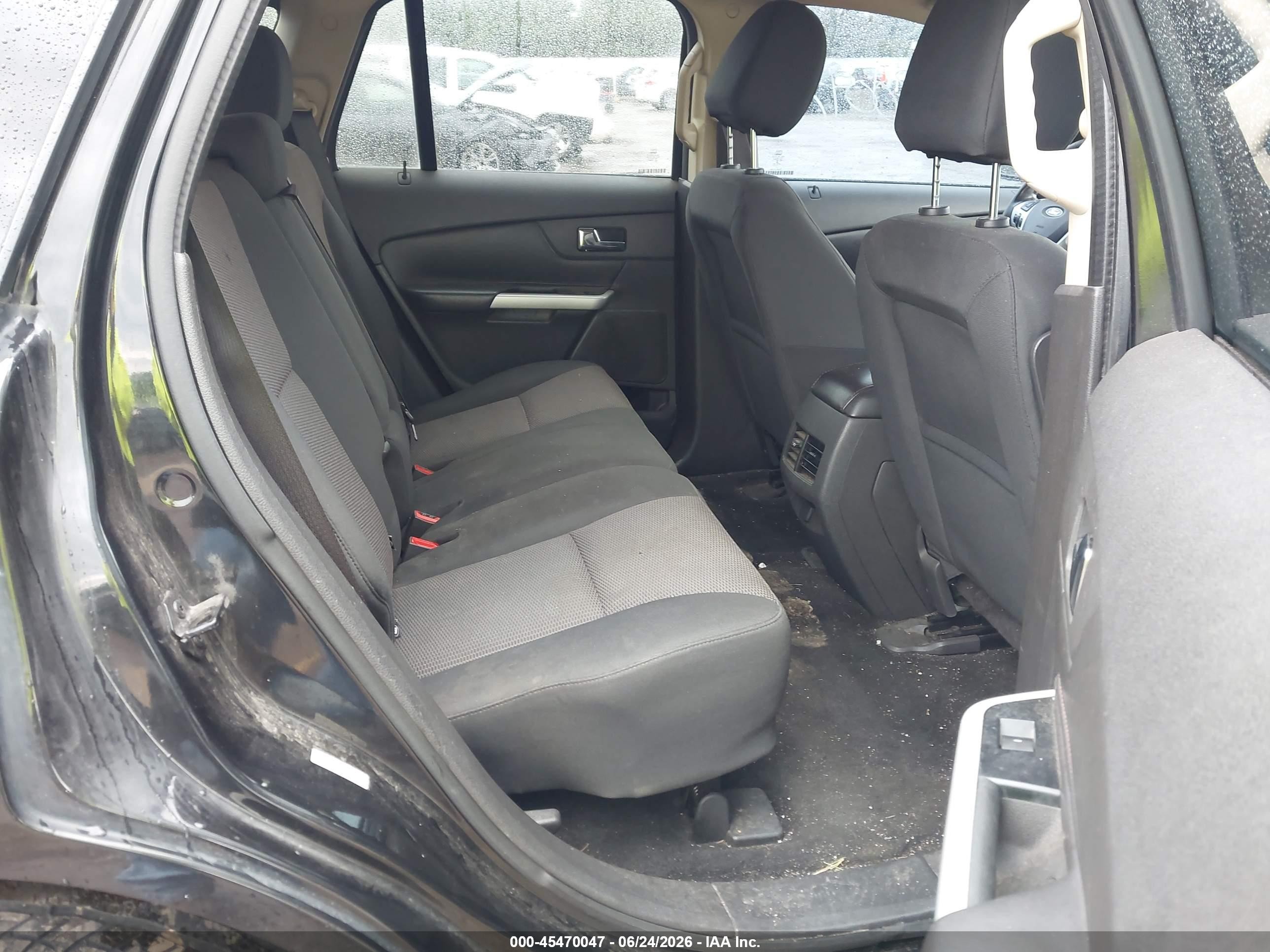 2014 Ford Edge Sel Black vin: 2FMDK4JCXEBB36083