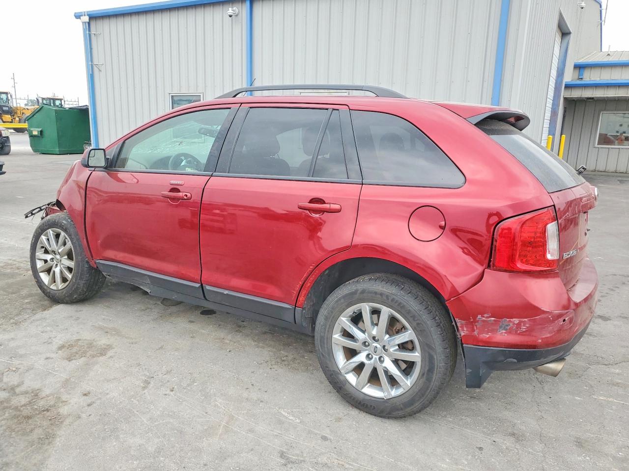 2014 Ford Edge Sel Red vin: 2FMDK4JCXEBB41087
