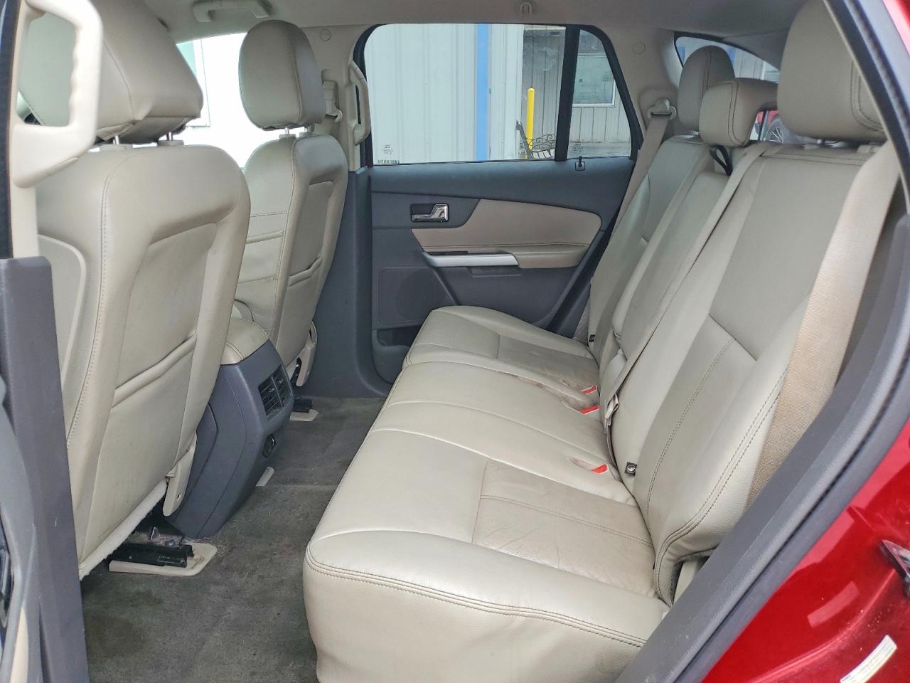 2014 Ford Edge Sel Red vin: 2FMDK4JCXEBB41087