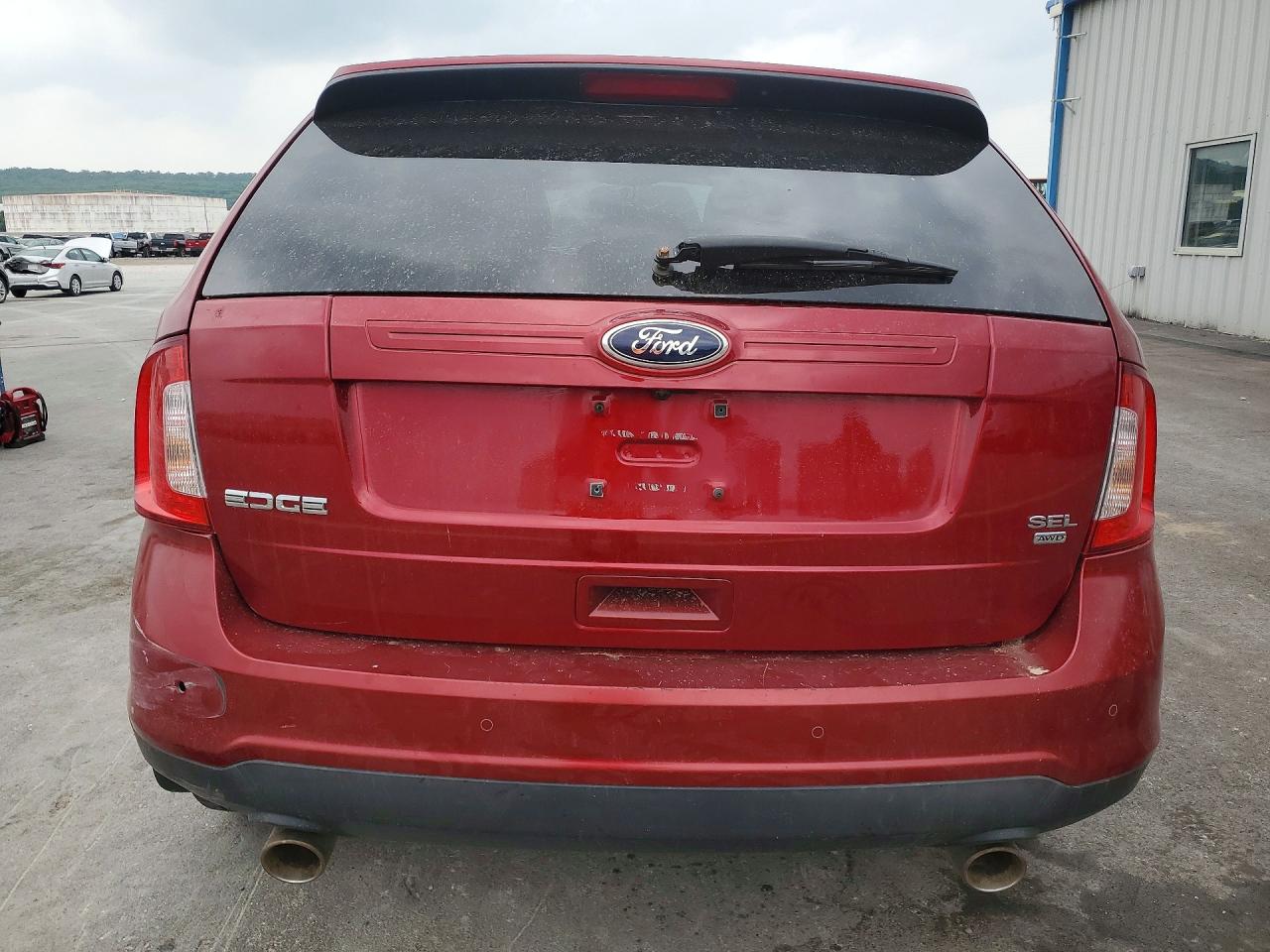 2014 Ford Edge Sel Red vin: 2FMDK4JCXEBB41087