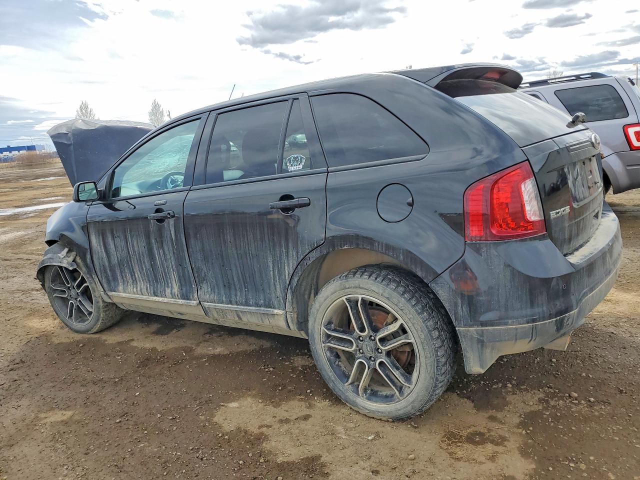 2014 Ford Edge Sel Black vin: 2FMDK4JCXEBB41851