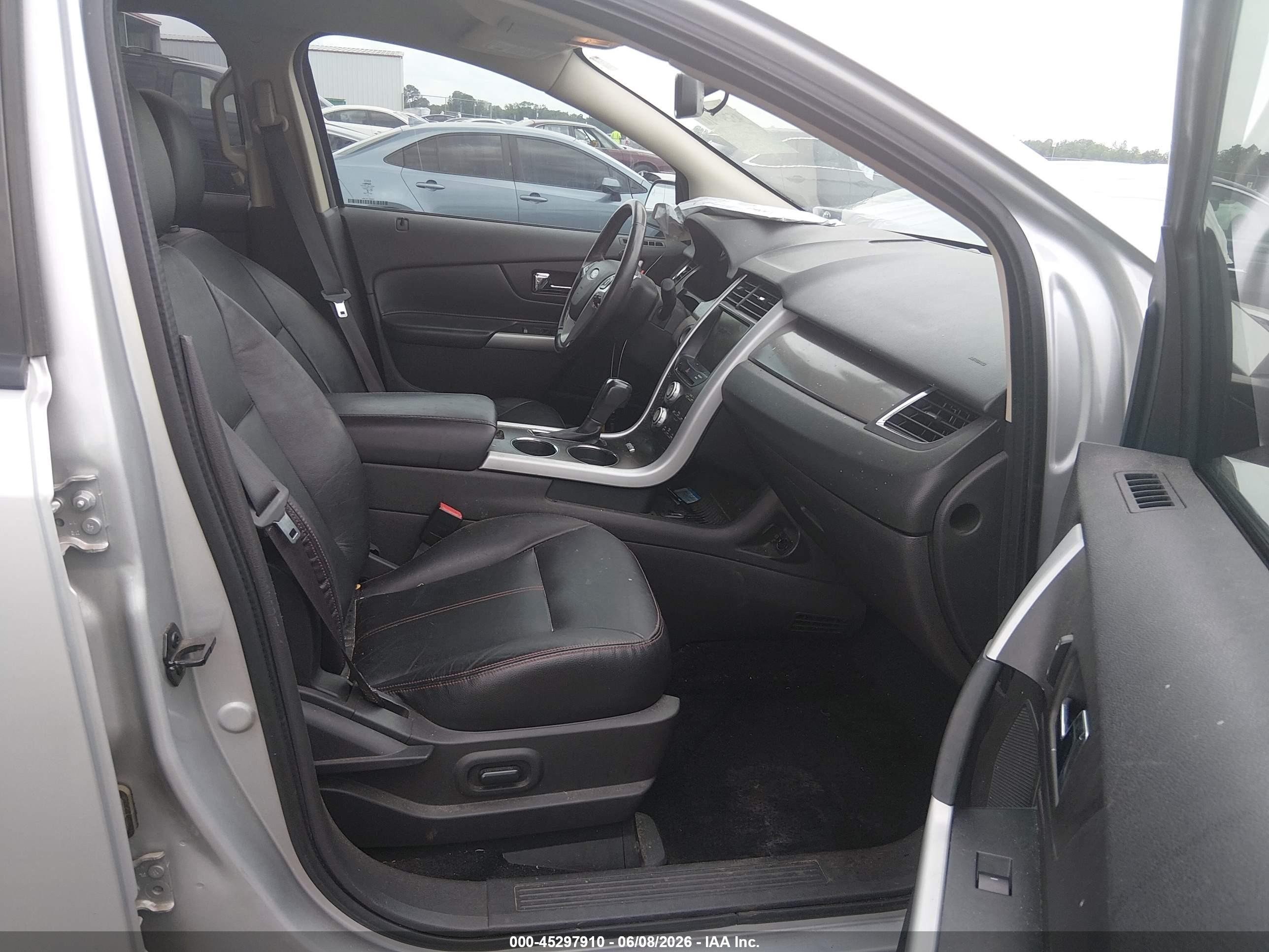 2014 Ford Edge Sel Silver vin: 2FMDK4JCXEBB67351