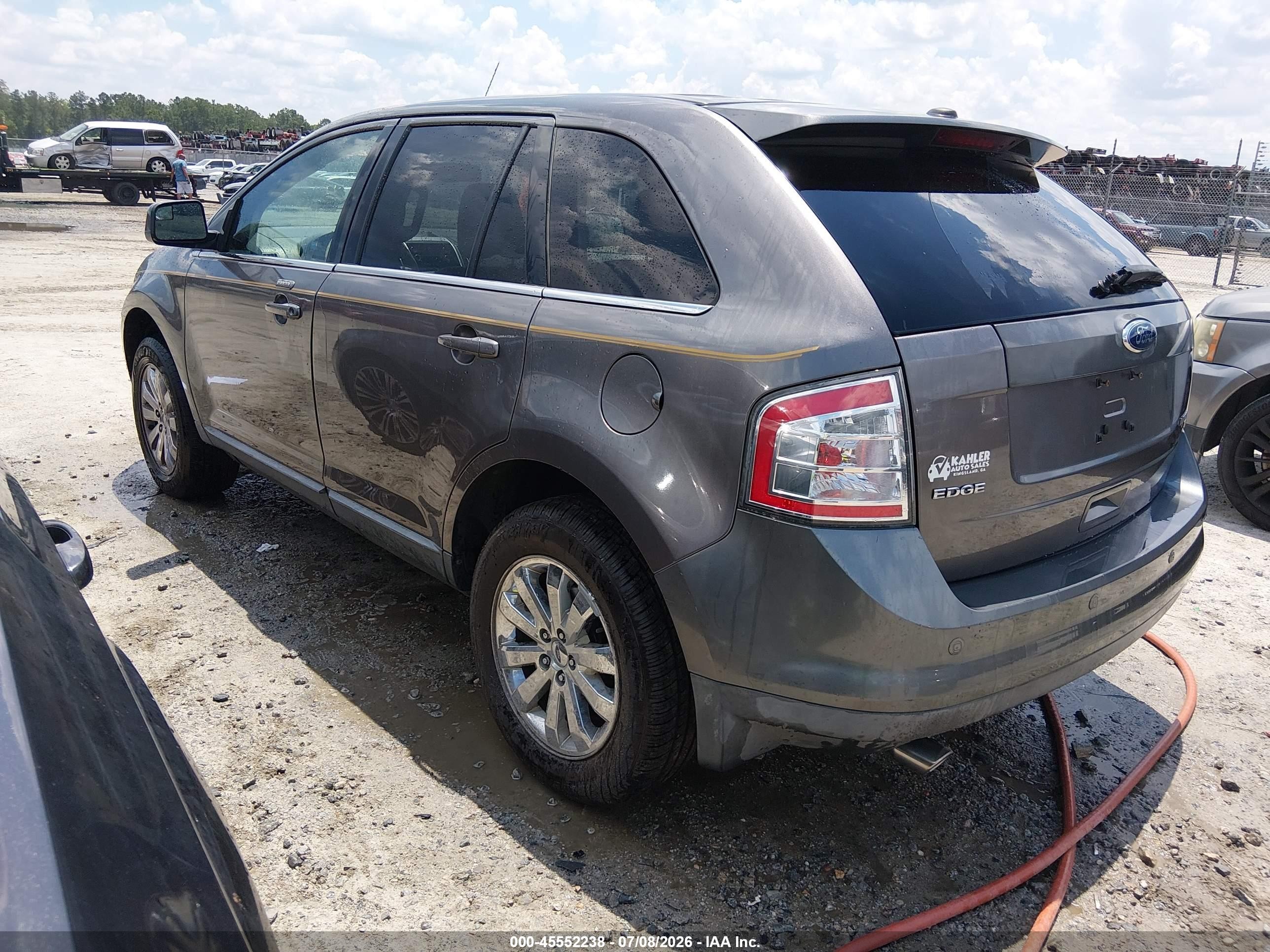 2010 Ford Edge Limited Серый vin: 2FMDK4KC0ABB11623