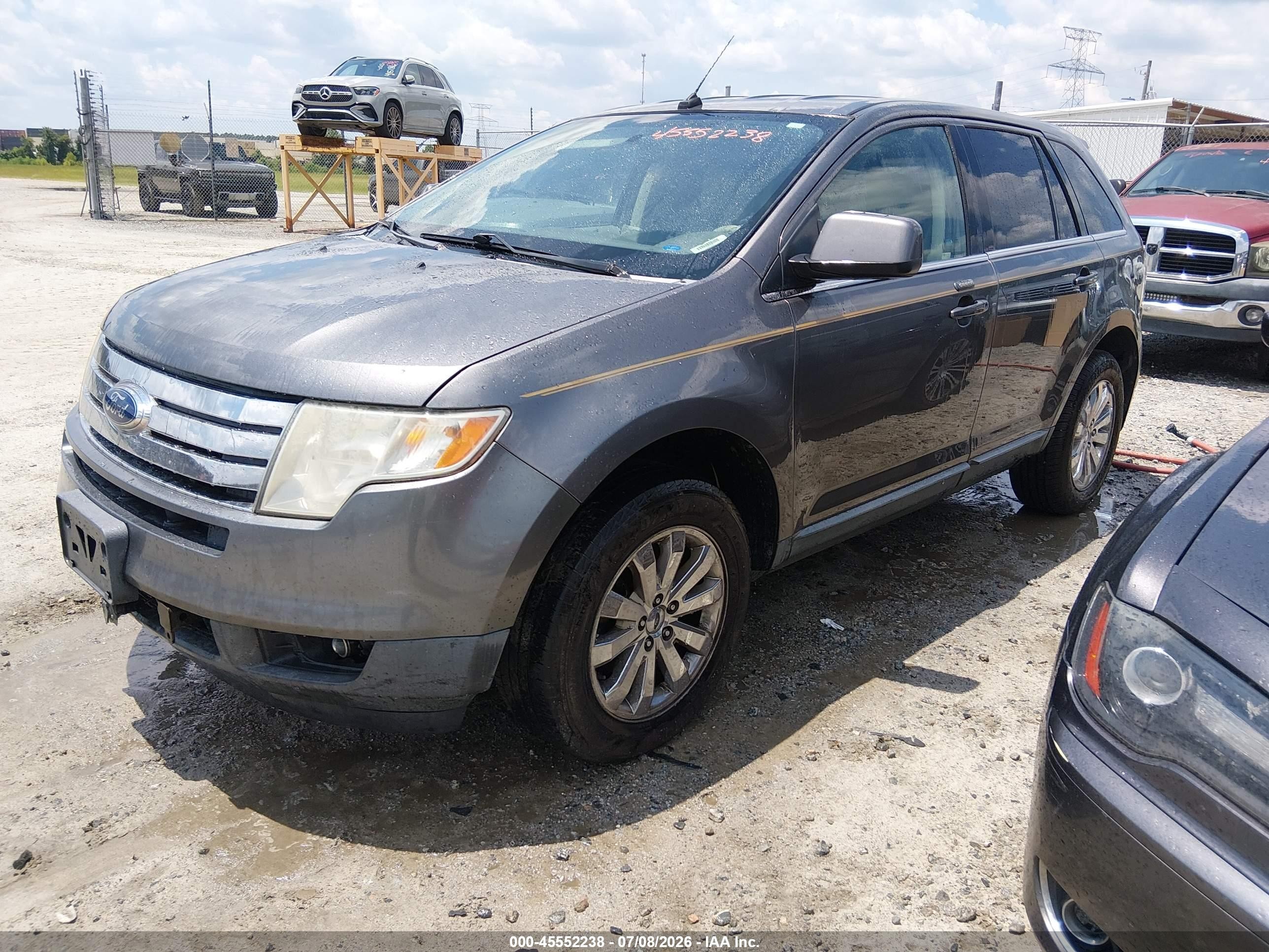 2010 Ford Edge Limited Серый vin: 2FMDK4KC0ABB11623