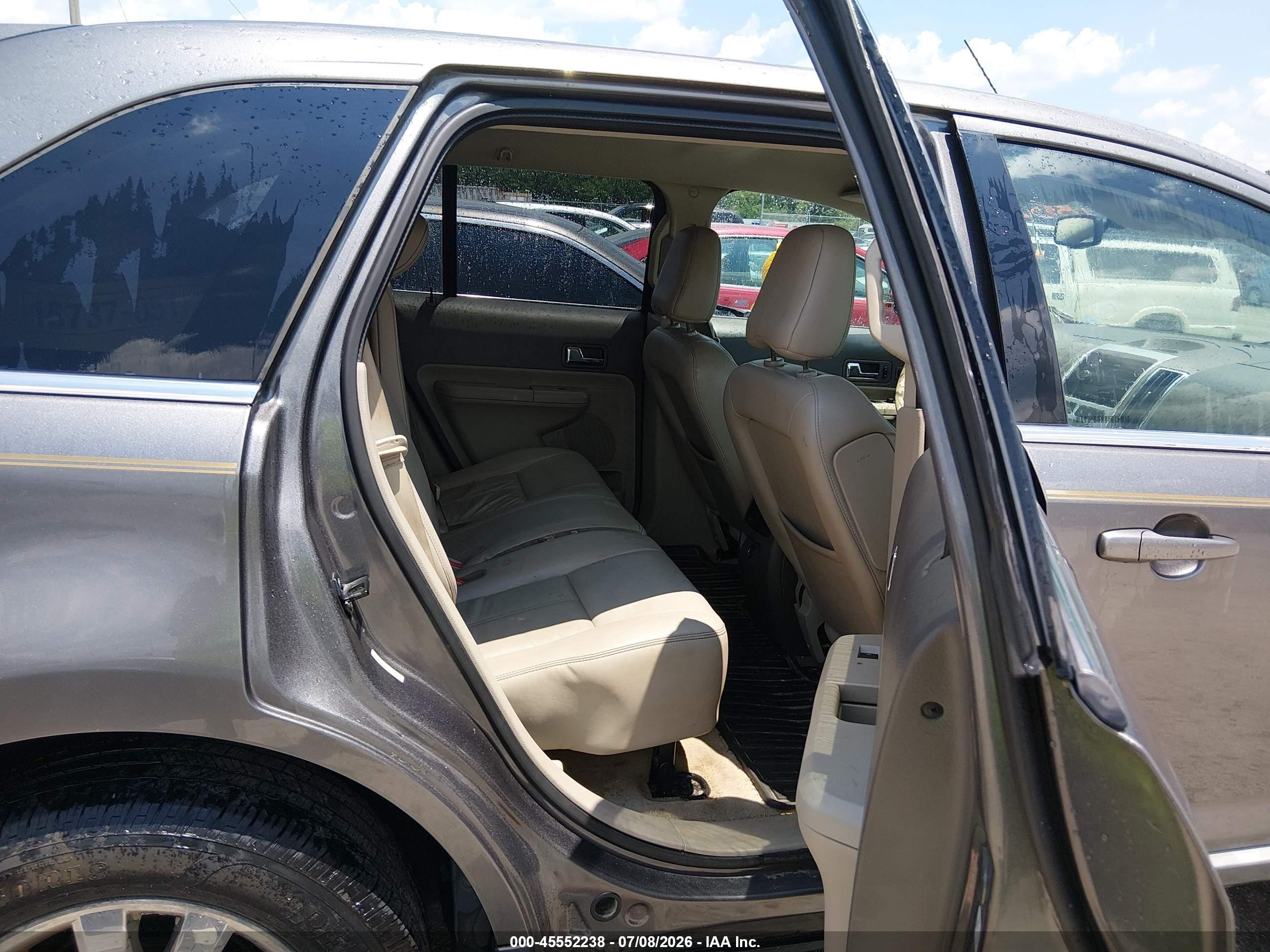 2010 Ford Edge Limited Серый vin: 2FMDK4KC0ABB11623