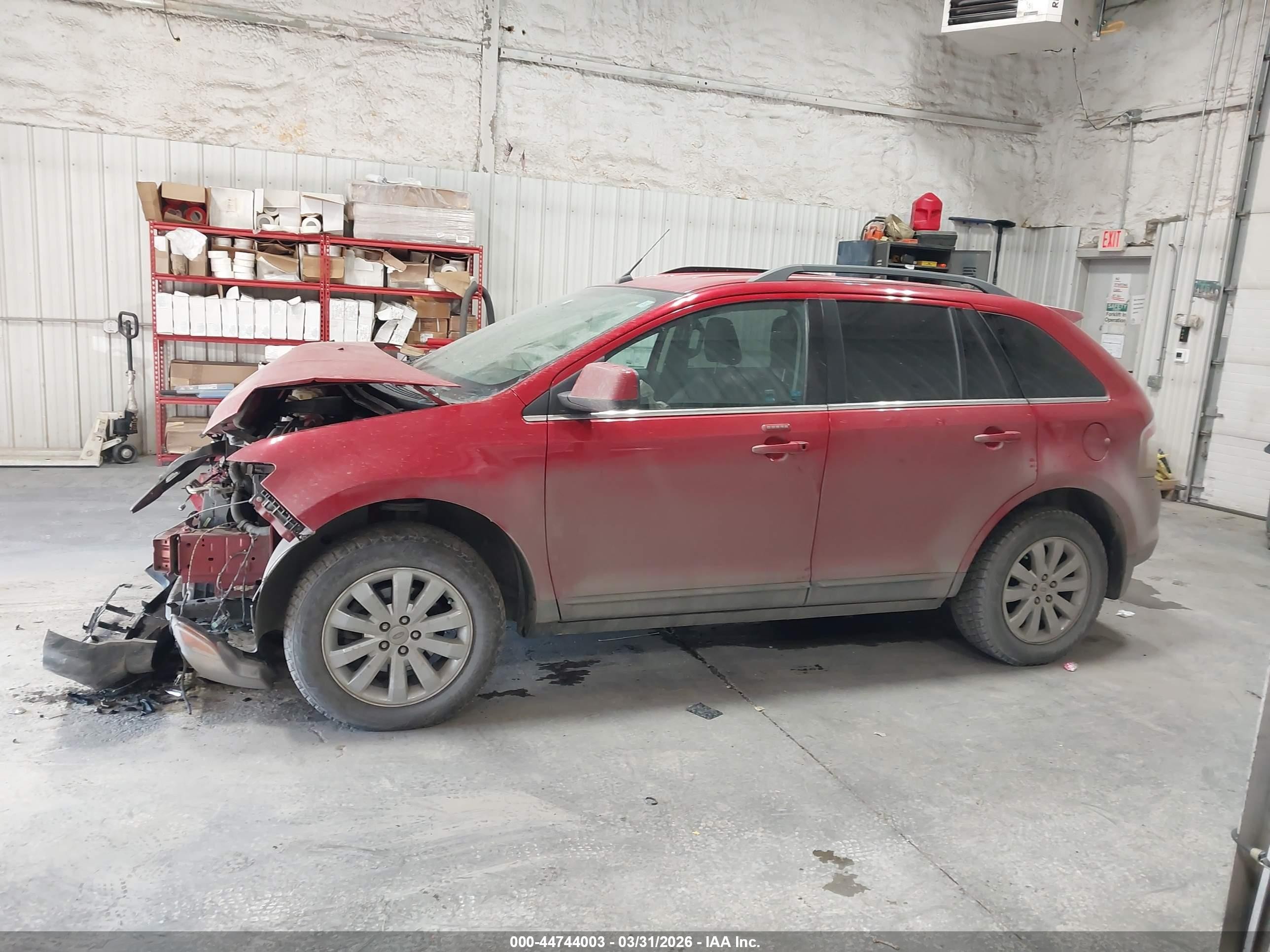 2010 Ford Edge Limited Red vin: 2FMDK4KC0ABB12948