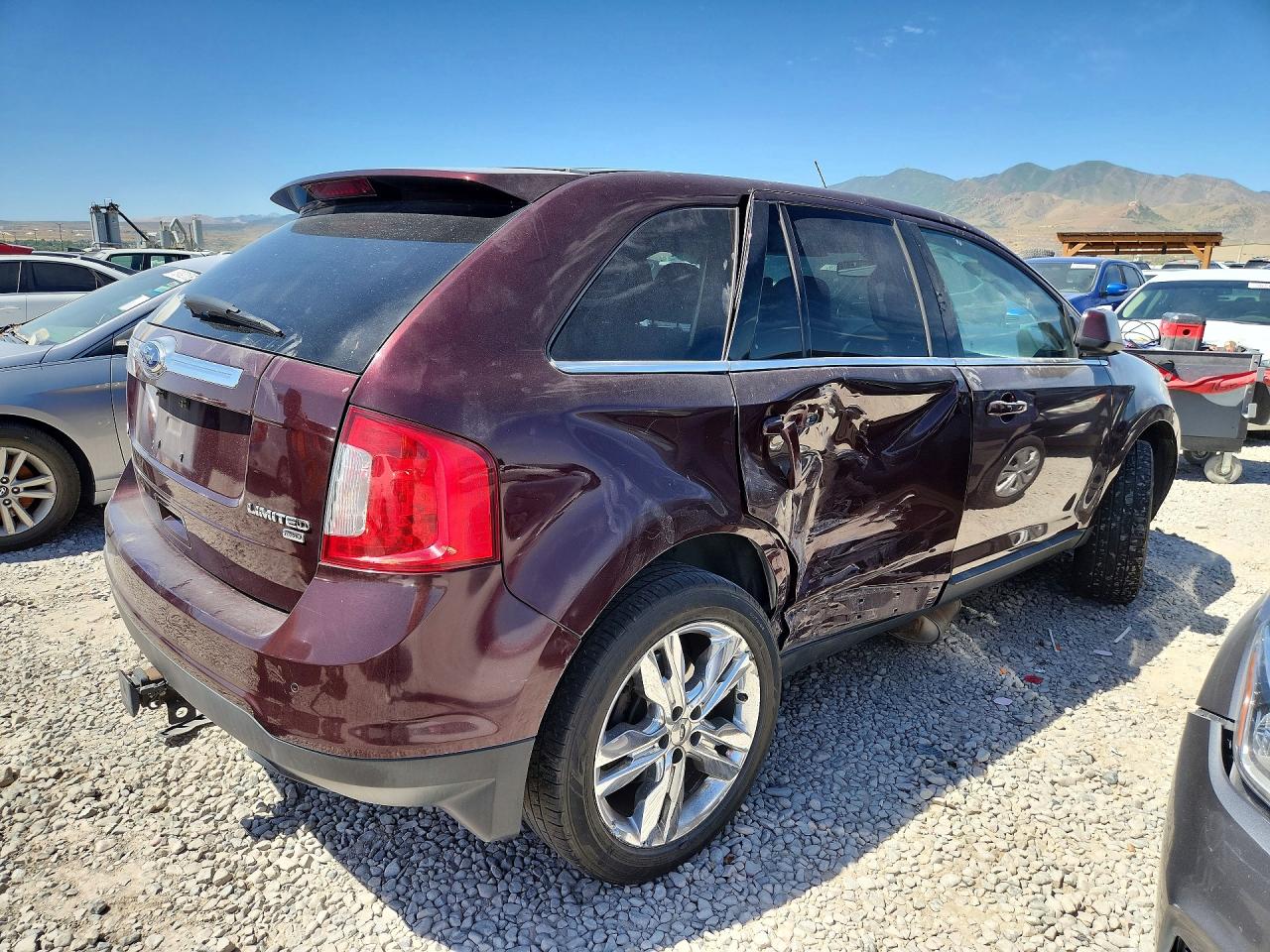 2011 Ford Edge Limited Maroon vin: 2FMDK4KC0BBA04525