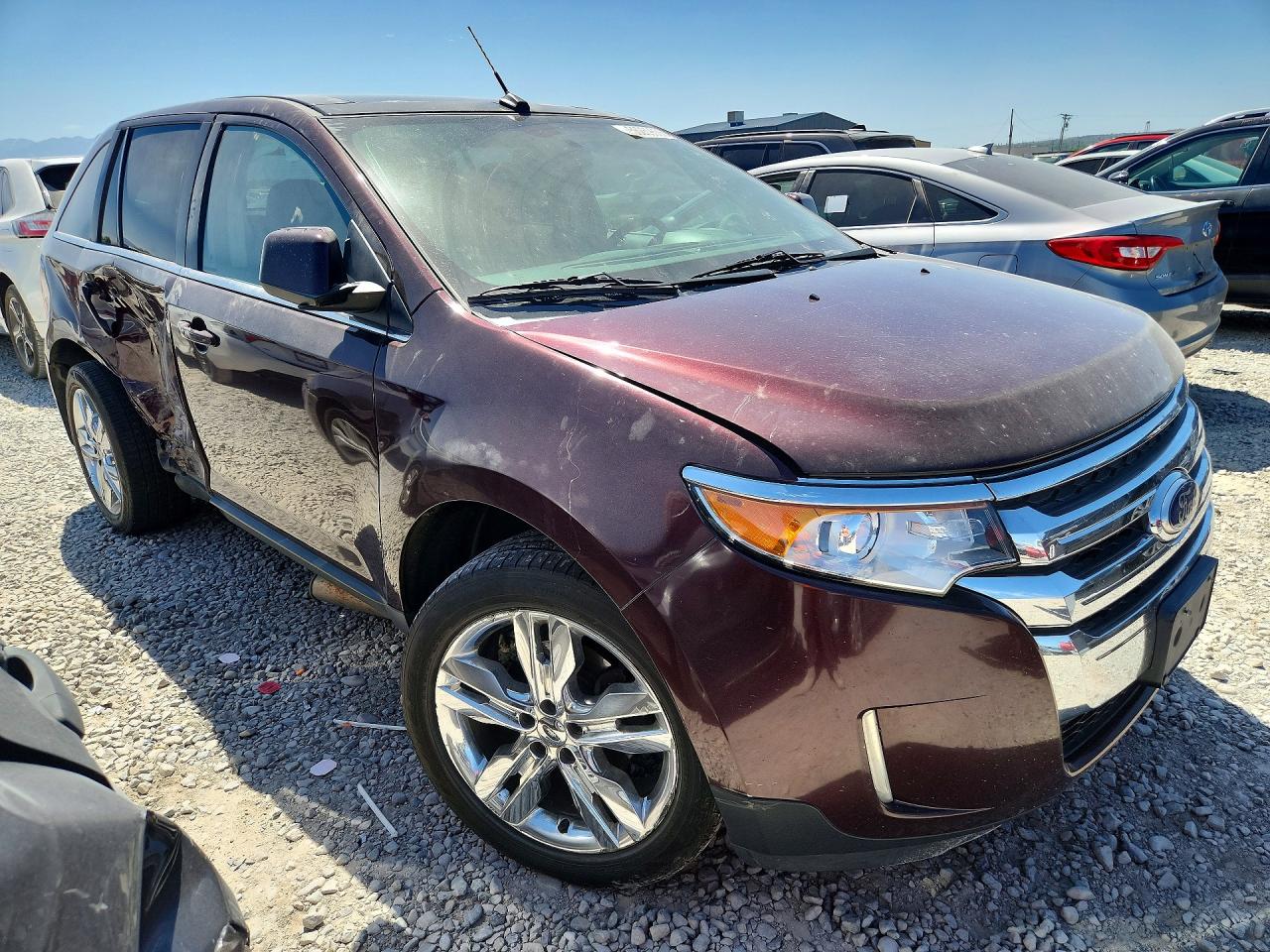 2011 Ford Edge Limited Maroon vin: 2FMDK4KC0BBA04525