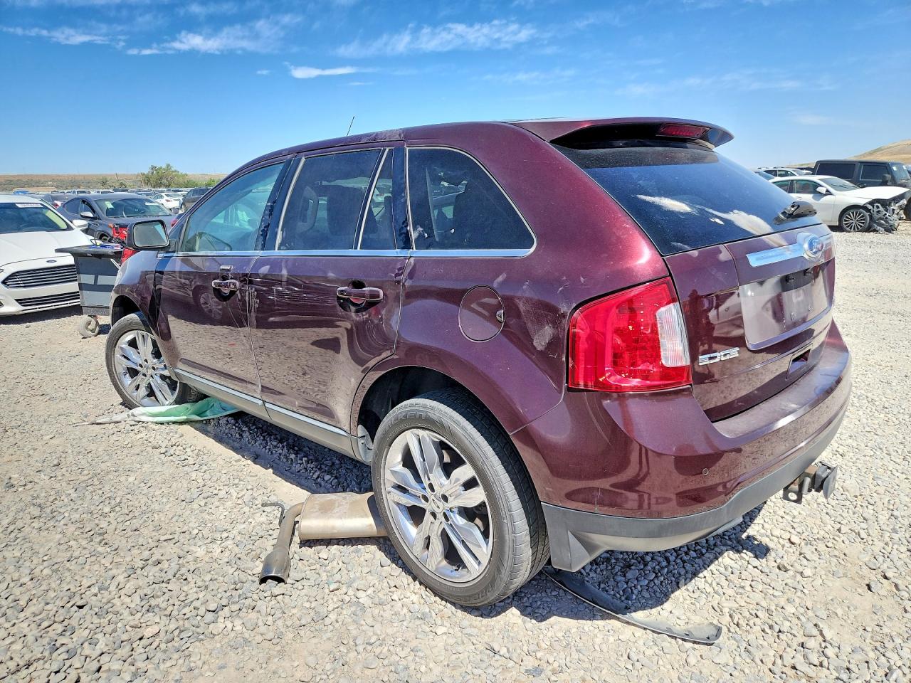 2011 Ford Edge Limited Maroon vin: 2FMDK4KC0BBA04525