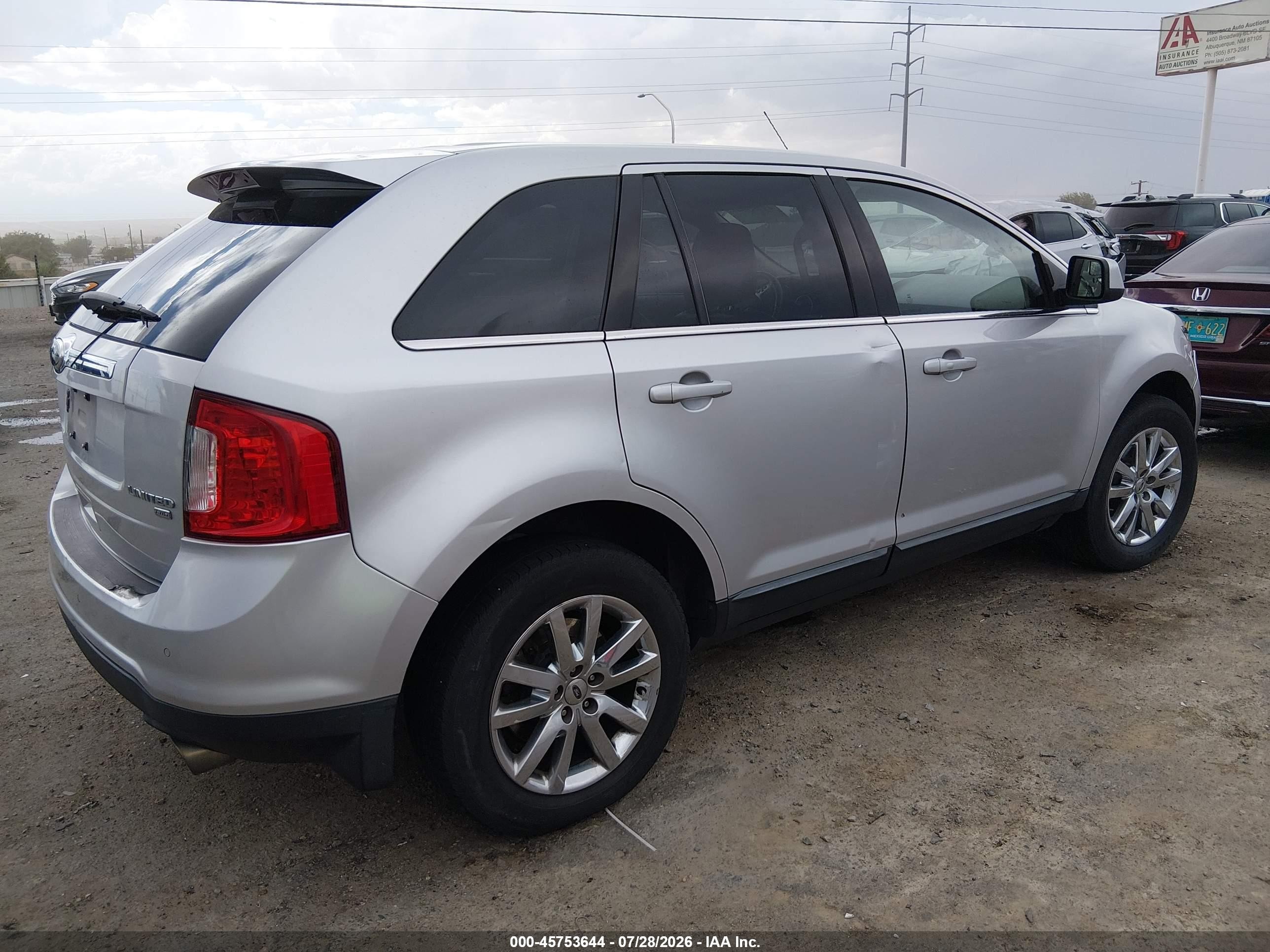 2011 Ford Edge Limited Silver vin: 2FMDK4KC0BBA11684