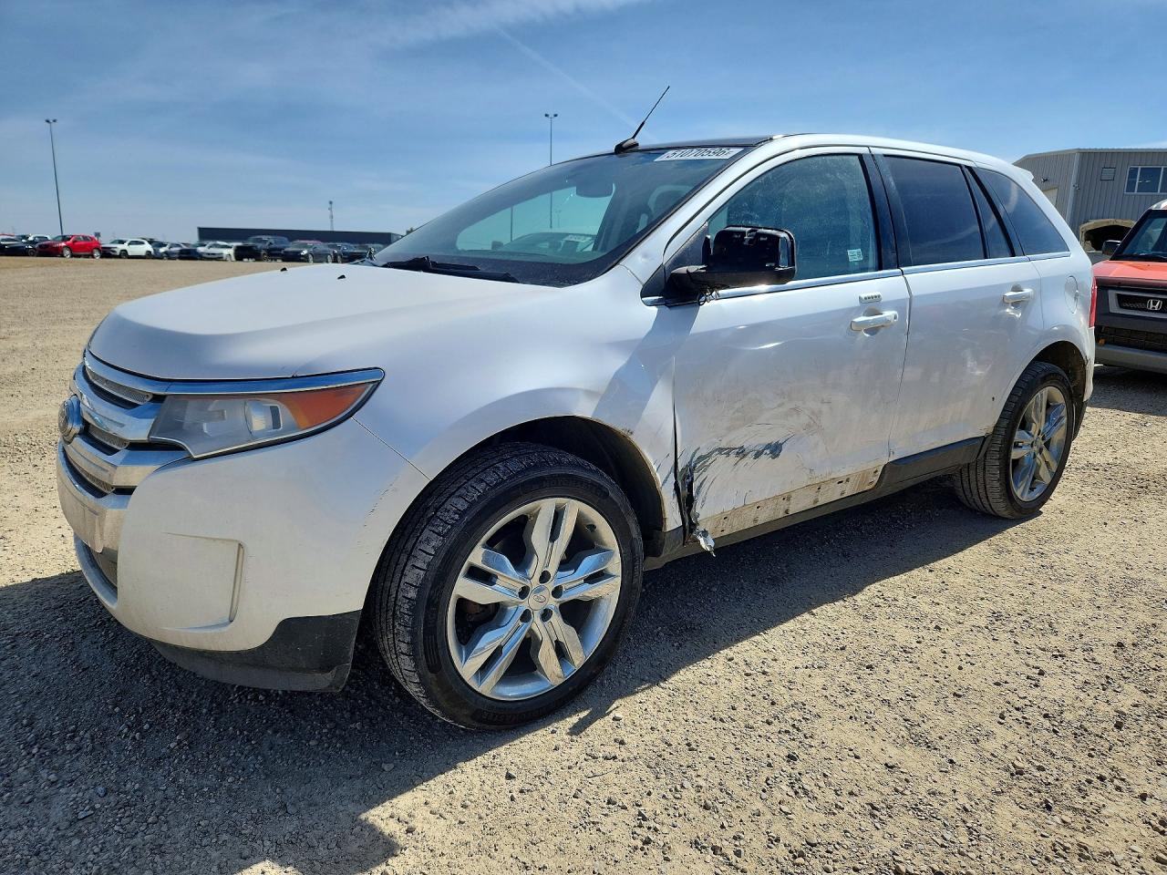 2011 Ford Edge Limited White vin: 2FMDK4KC0BBA54700