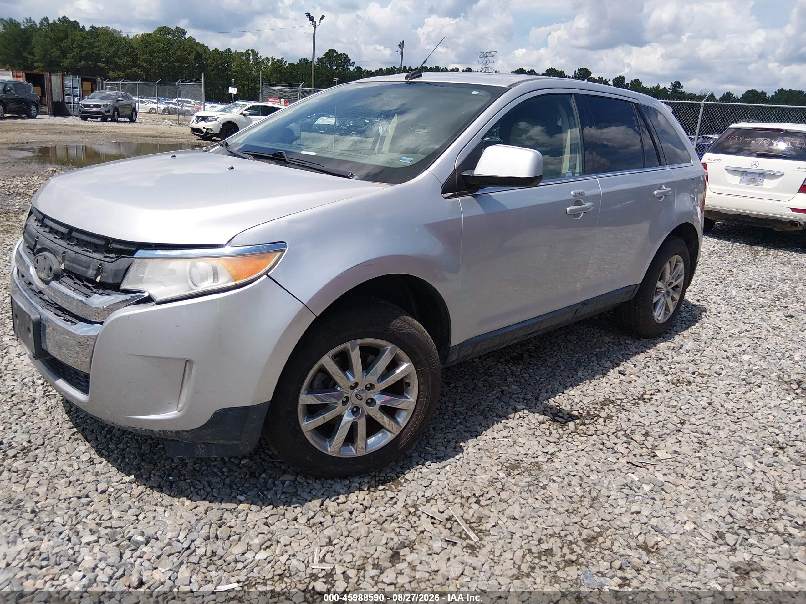 2011 Ford Edge Limited Silver vin: 2FMDK4KC0BBA72260