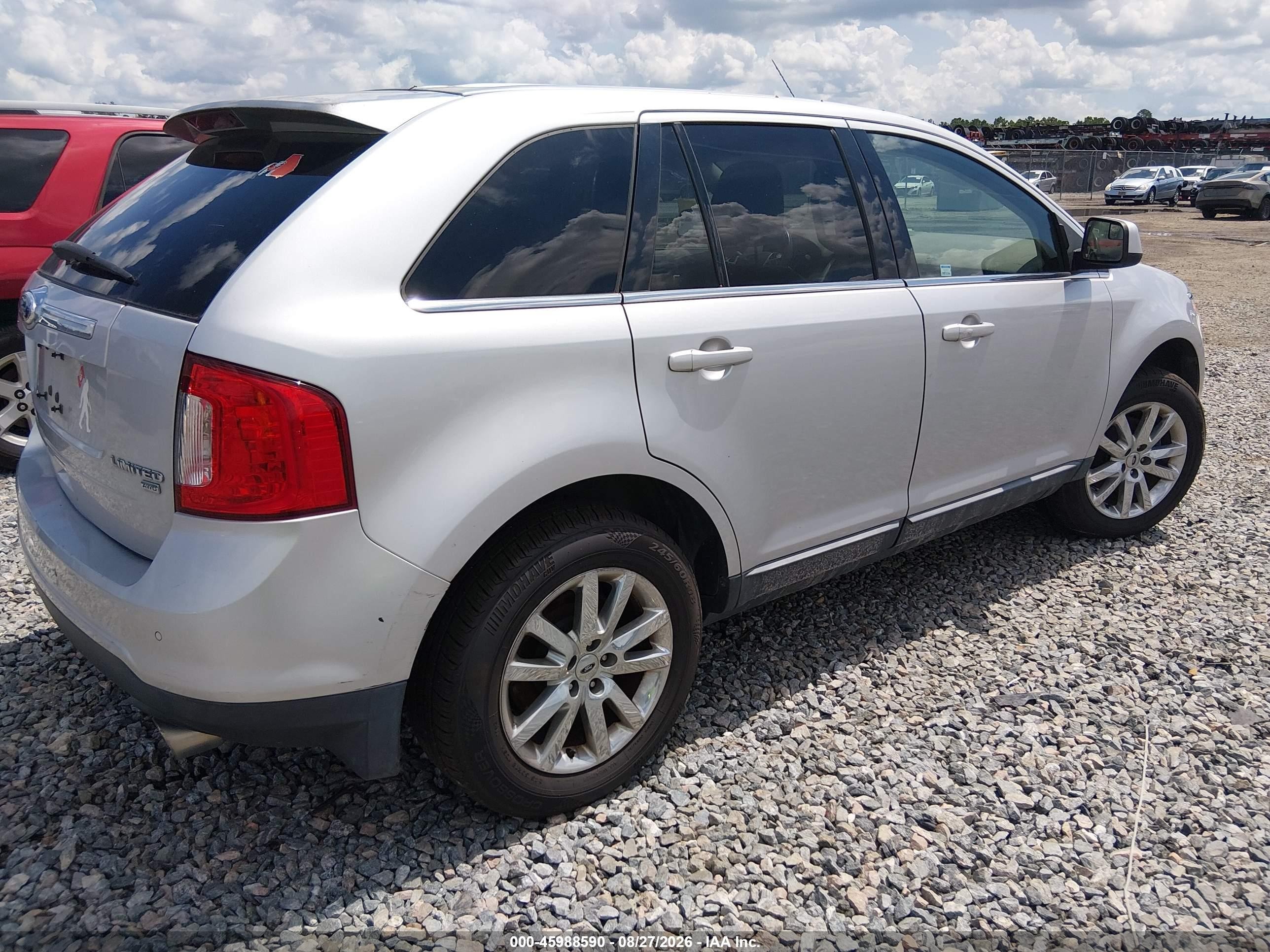 2011 Ford Edge Limited Silver vin: 2FMDK4KC0BBA72260