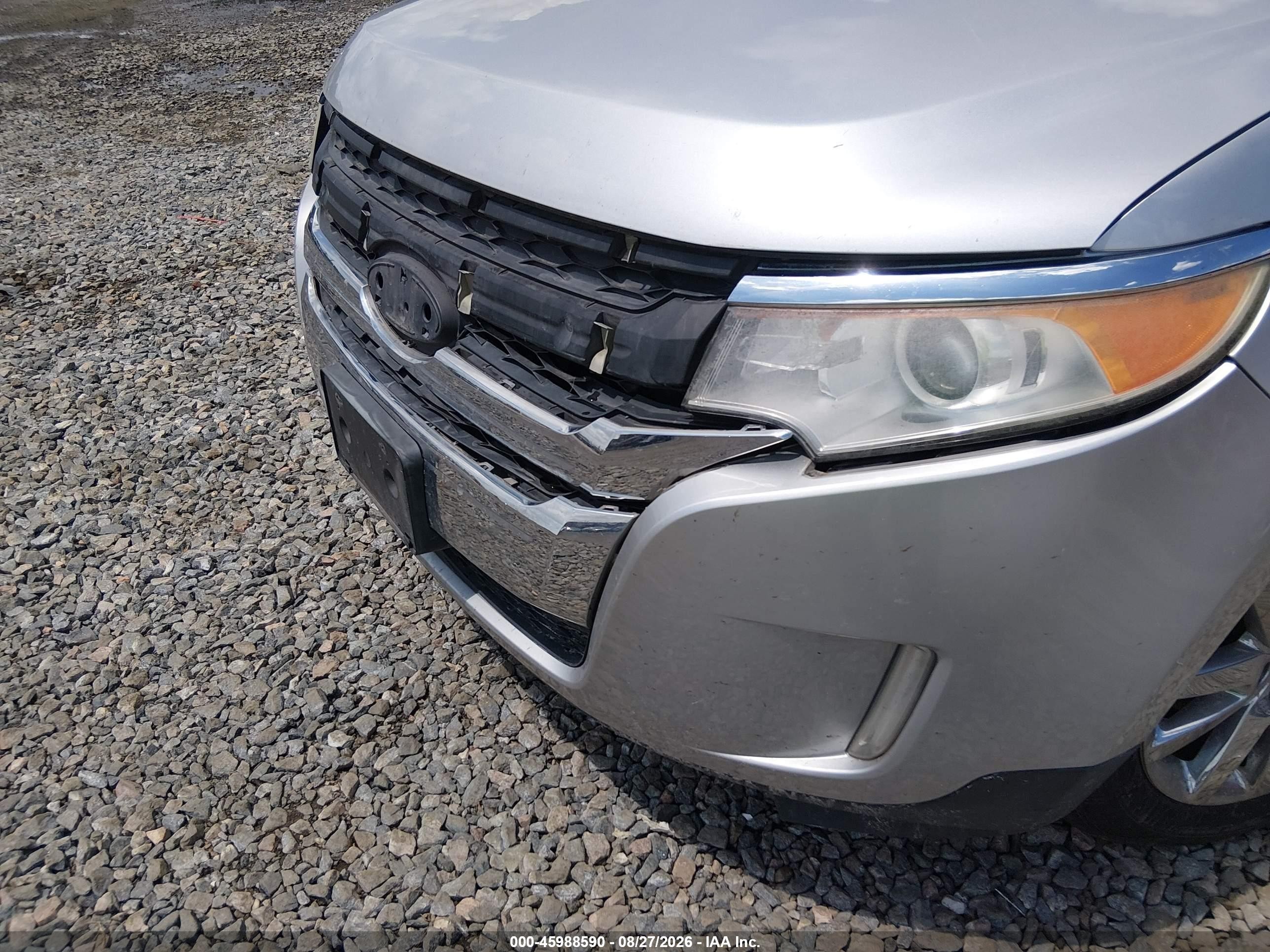 2011 Ford Edge Limited Silver vin: 2FMDK4KC0BBA72260