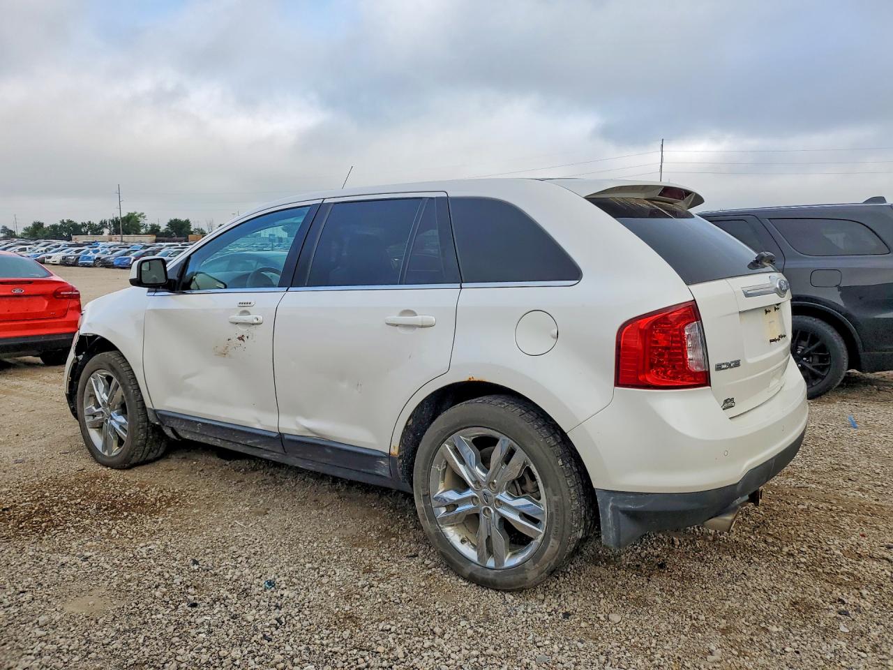 2011 Ford Edge Limited White vin: 2FMDK4KC0BBA74946