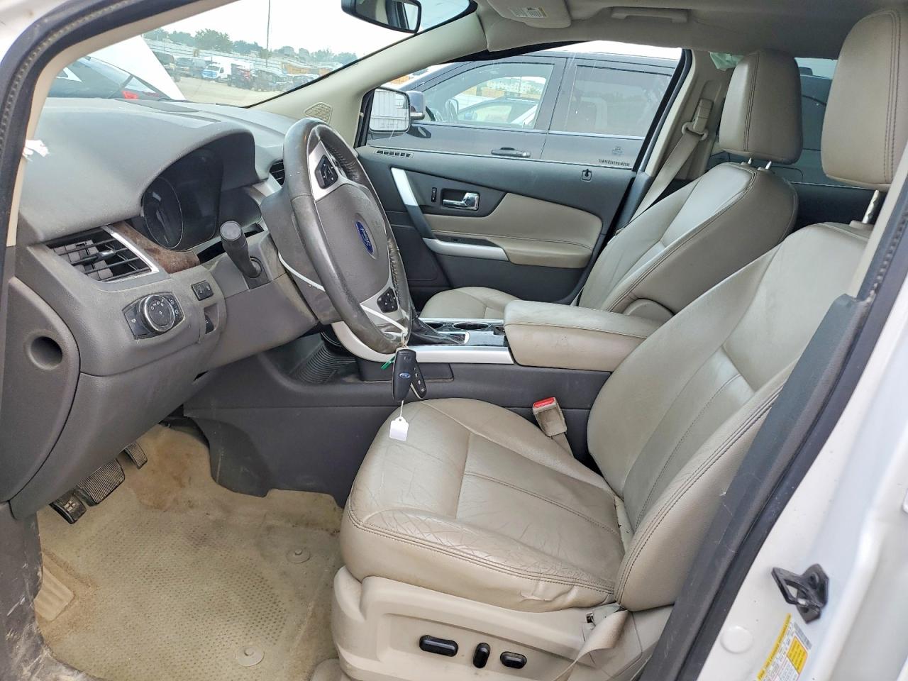 2011 Ford Edge Limited White vin: 2FMDK4KC0BBA74946