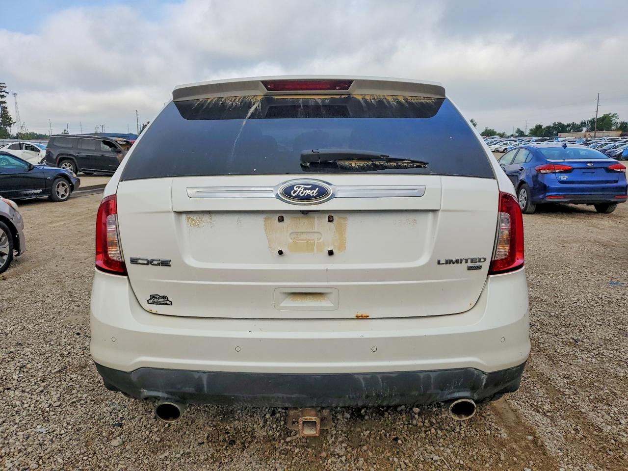 2011 Ford Edge Limited White vin: 2FMDK4KC0BBA74946