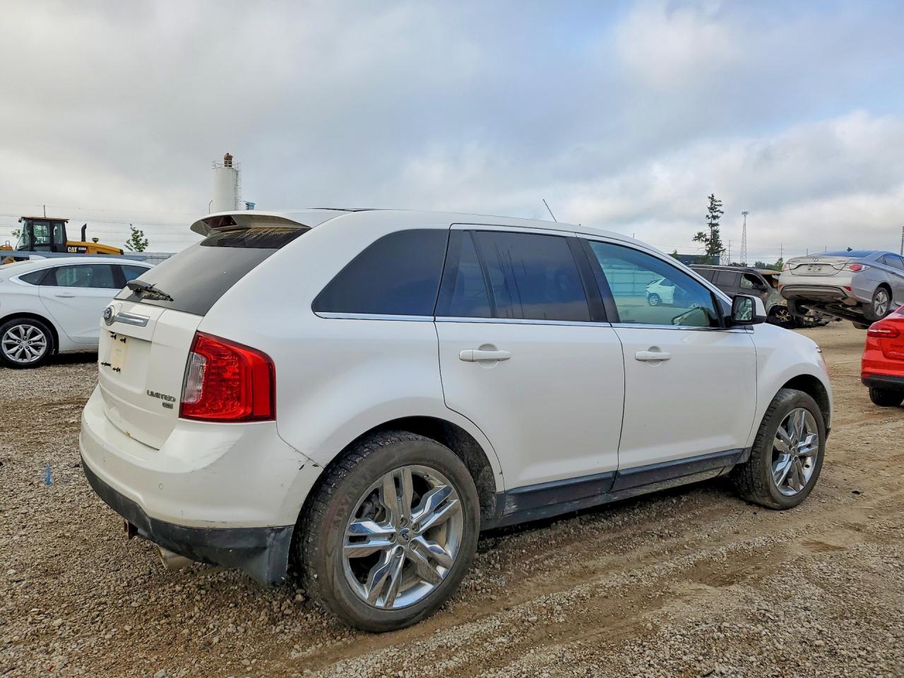 2011 Ford Edge Limited White vin: 2FMDK4KC0BBA74946