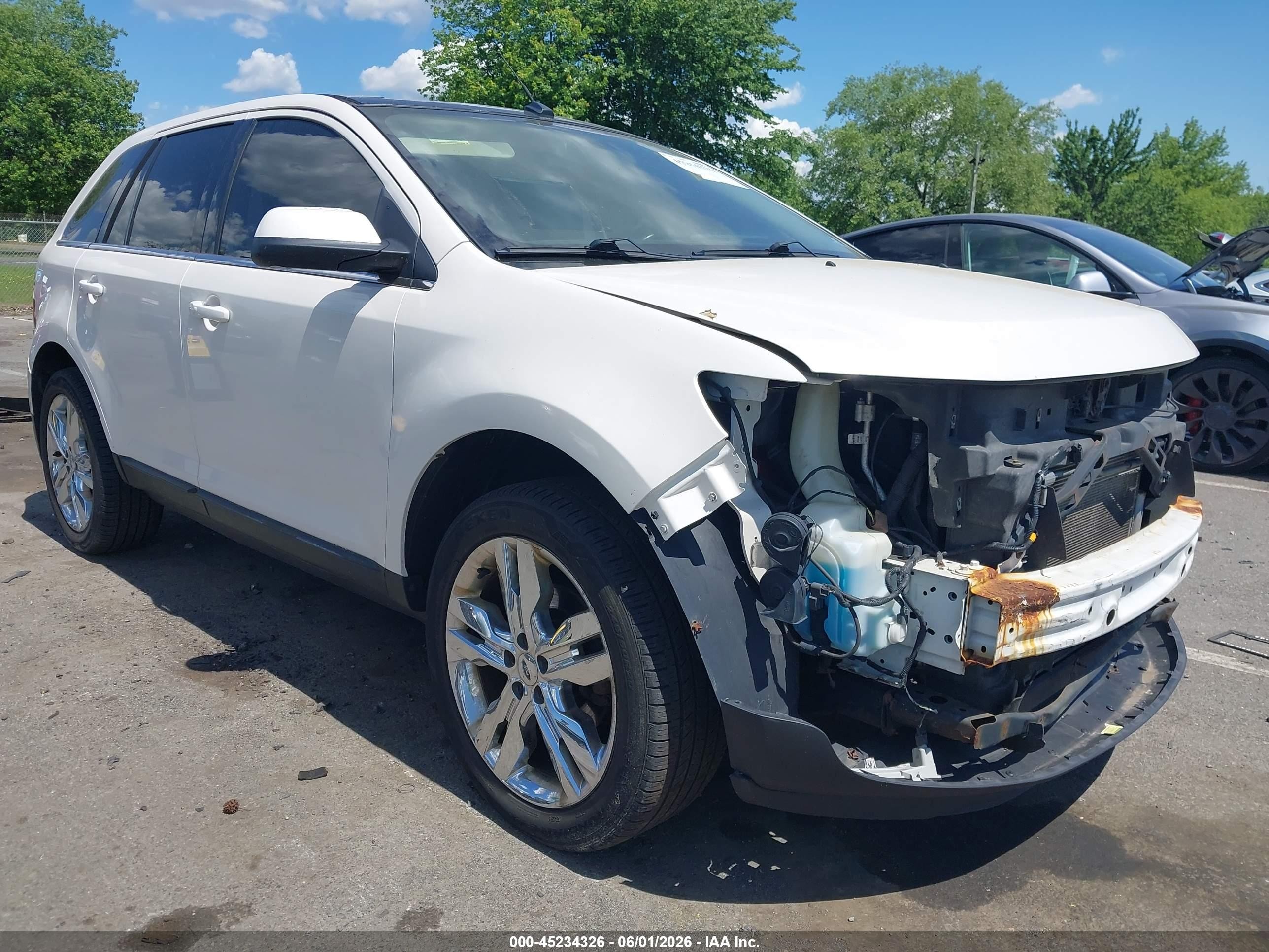2011 Ford Edge Limited White vin: 2FMDK4KC0BBA94727