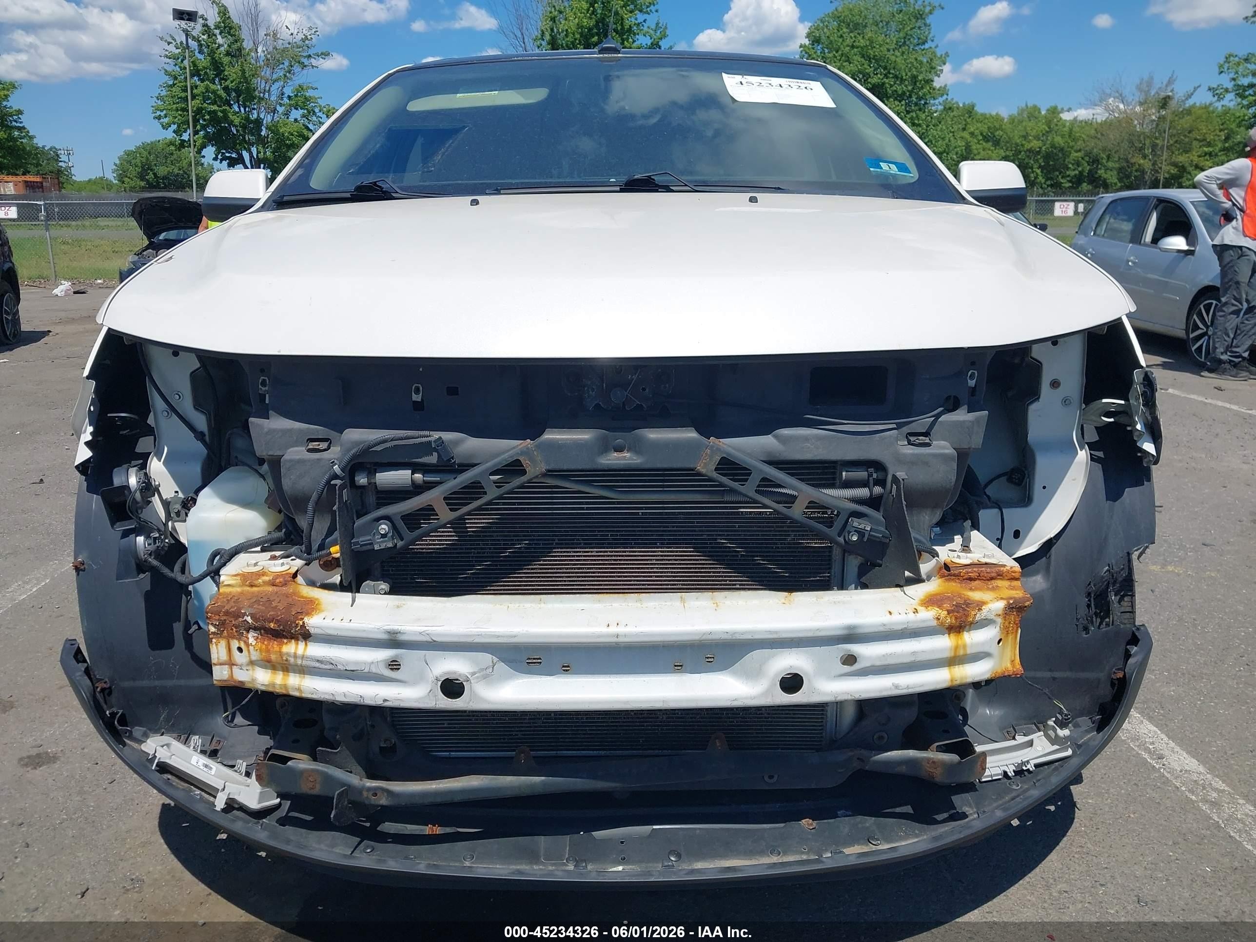 2011 Ford Edge Limited White vin: 2FMDK4KC0BBA94727