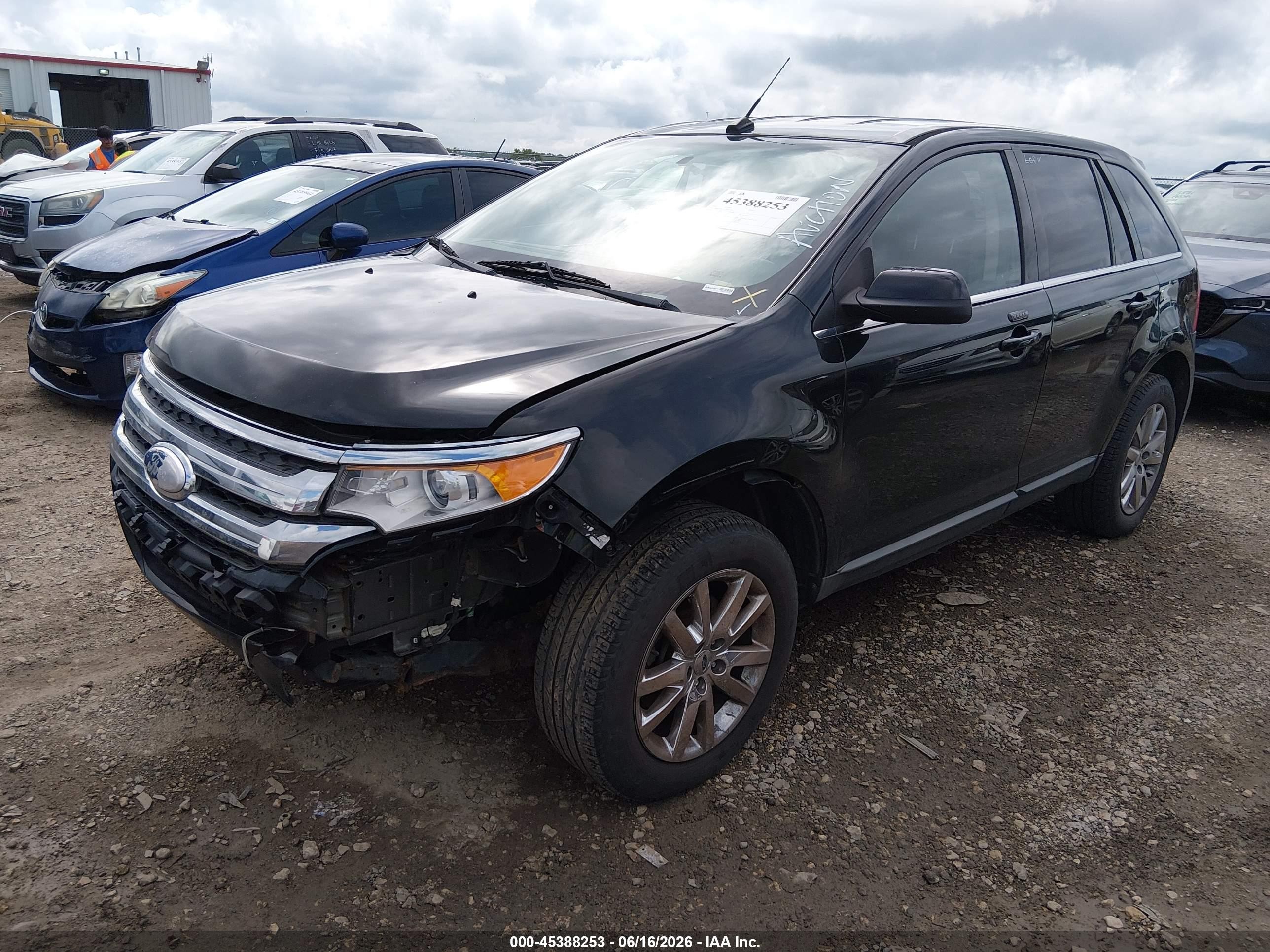 2011 Ford Edge Limited Black vin: 2FMDK4KC0BBB01224